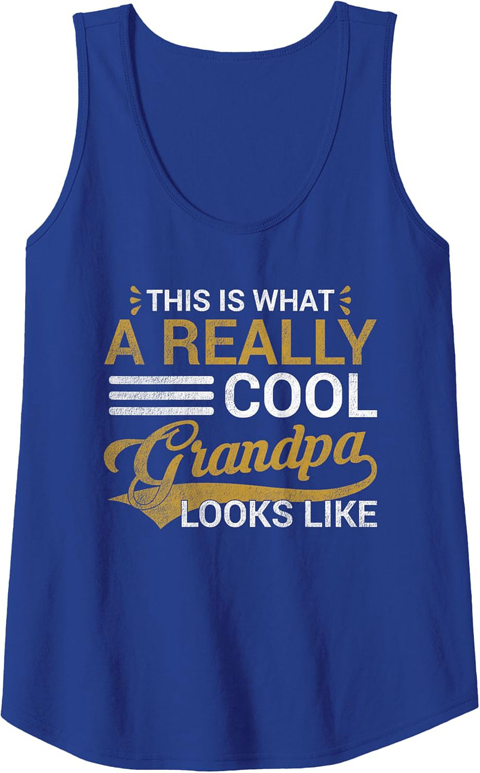 Cool Grandpa Graphic Tank Top Father's Day Gift Idea