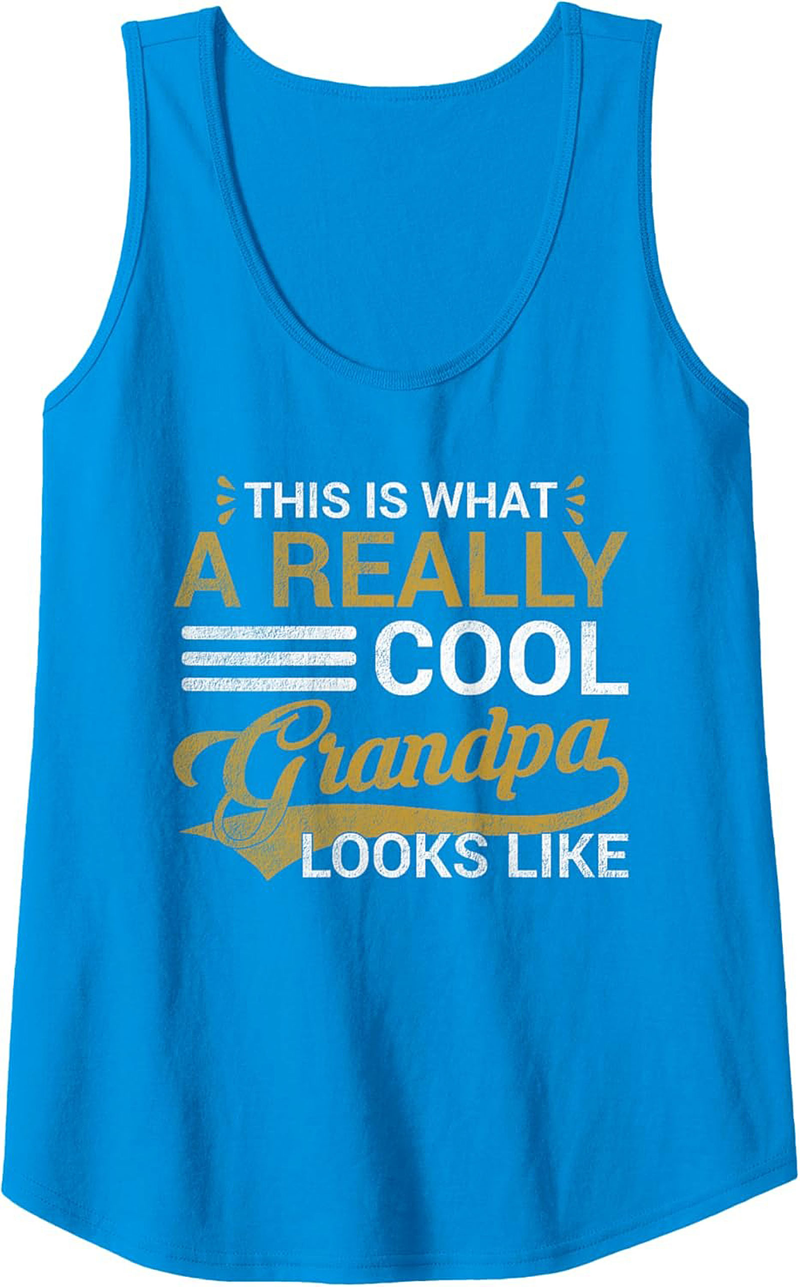 Cool Grandpa Graphic Tank Top Father's Day Gift Idea