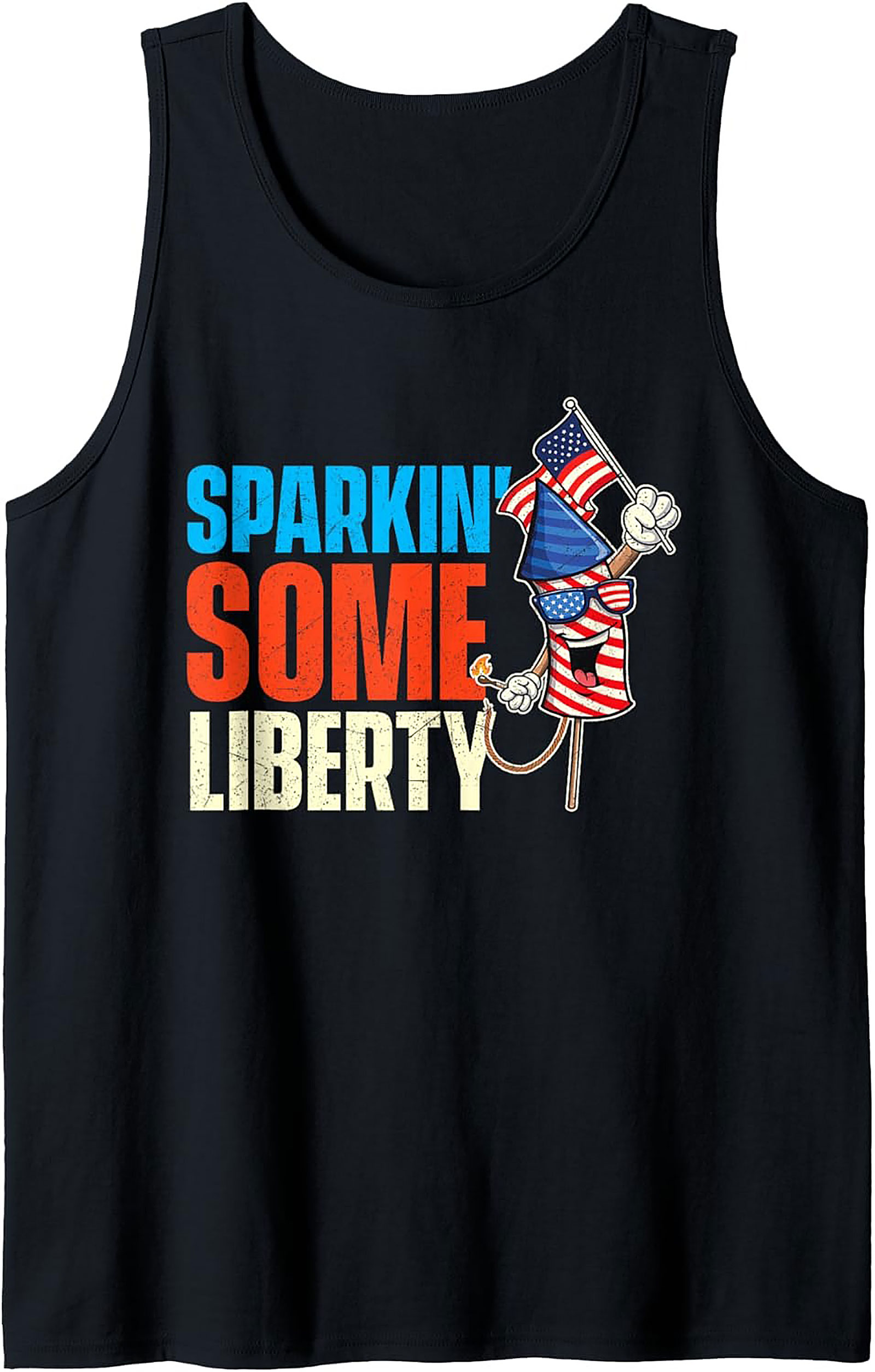 Sparkin' Some Liberty 4th of July Tank Top | Patriotic