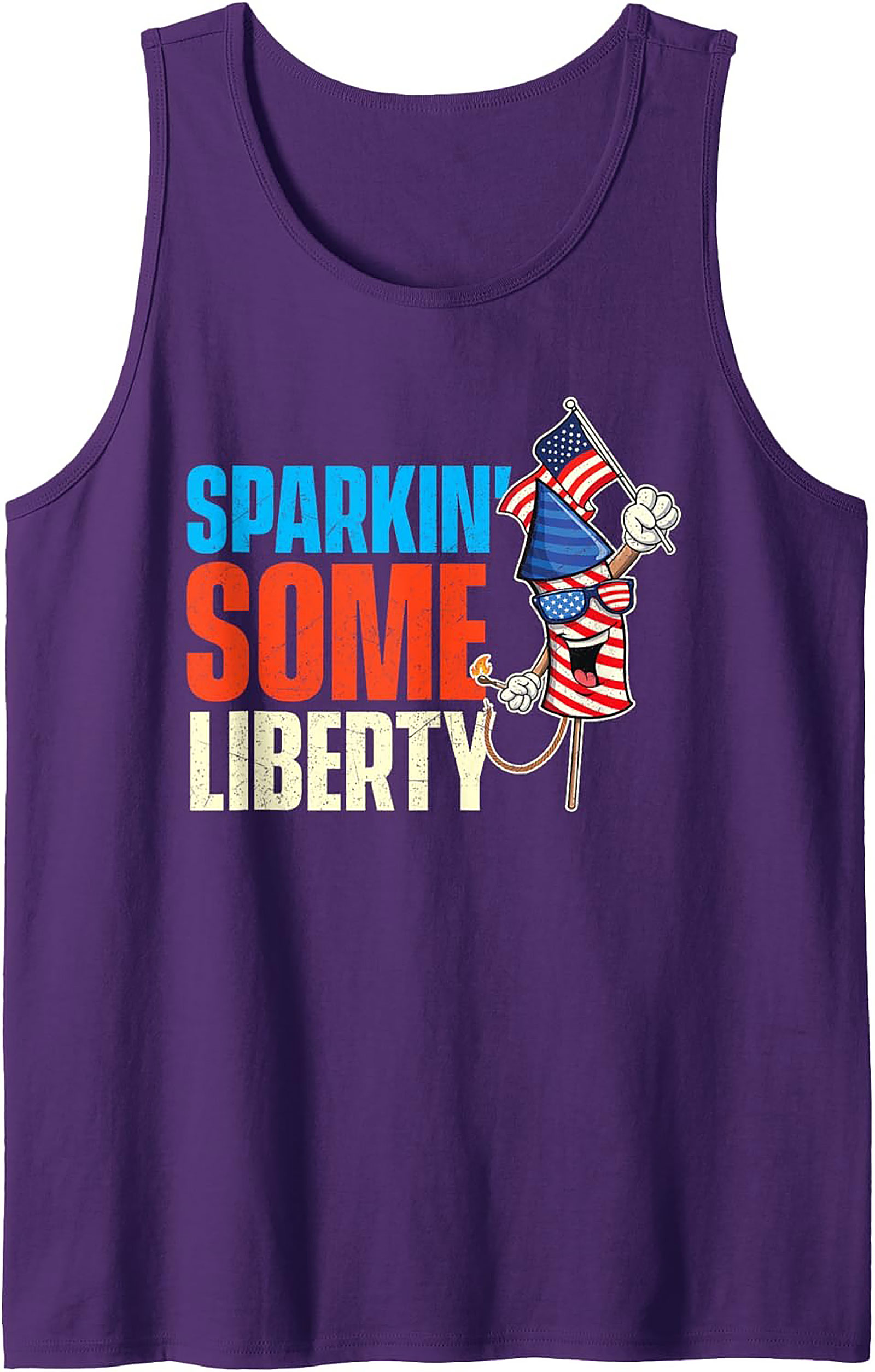 Sparkin' Some Liberty 4th of July Tank Top | Patriotic