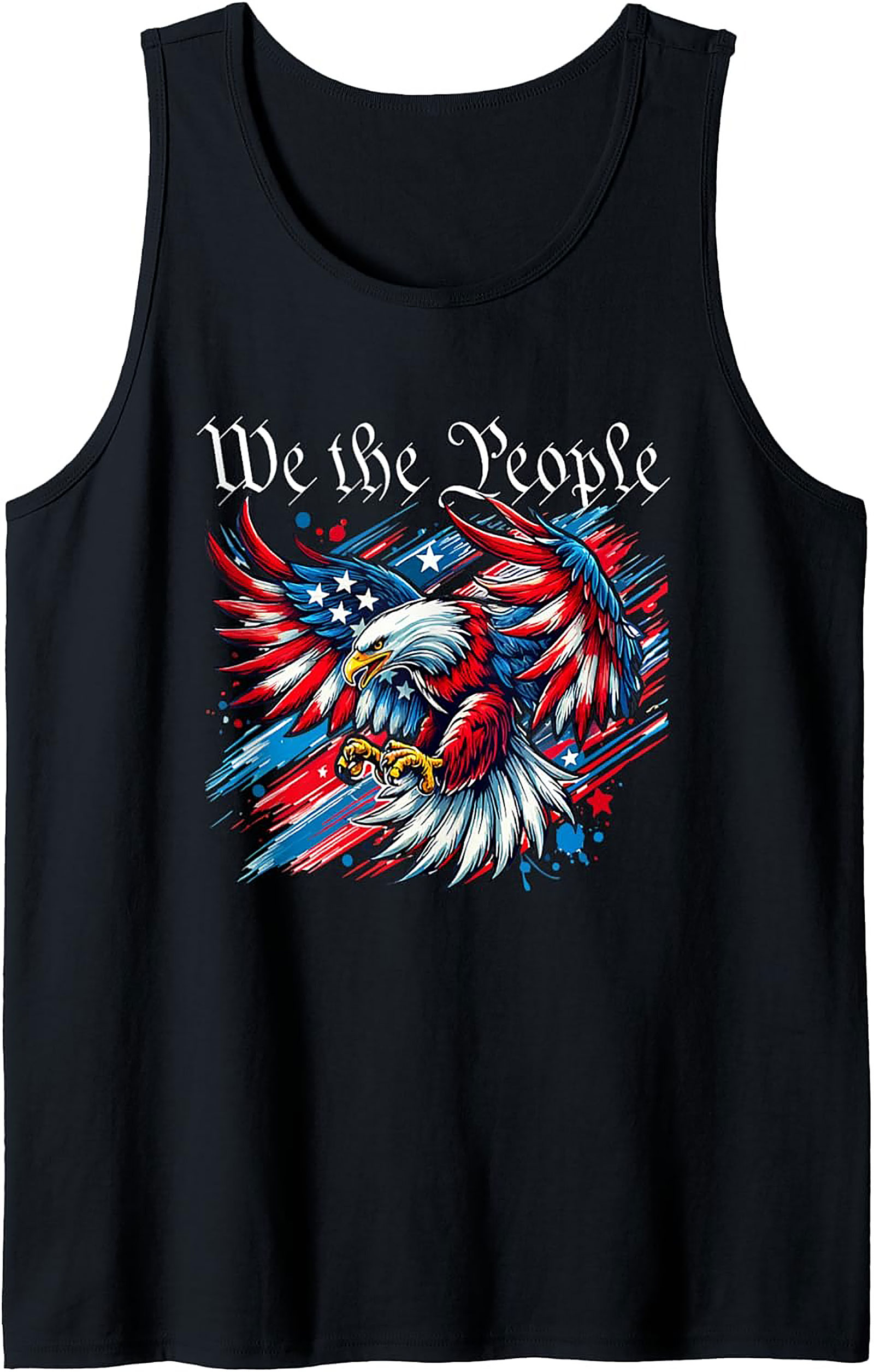 We the People Patriotic Graphic Tank | Sleeveless Shirt
