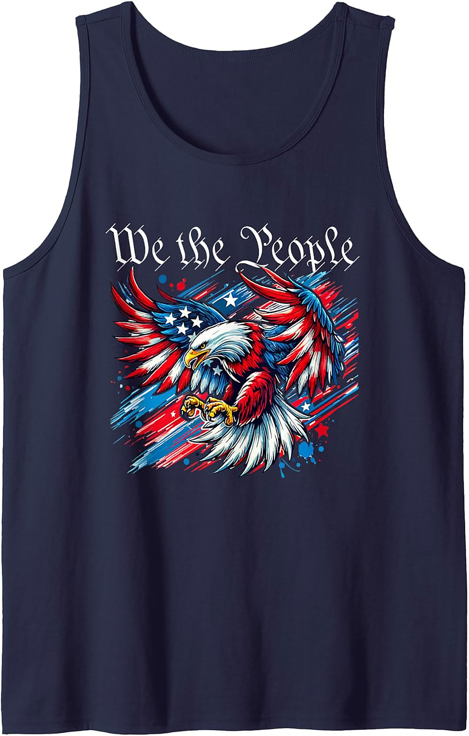 We the People Patriotic Graphic Tank | Sleeveless Shirt