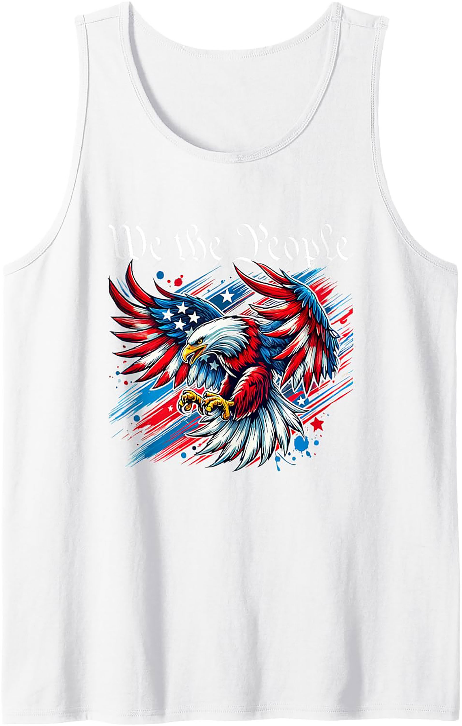 We the People Patriotic Graphic Tank | Sleeveless Shirt