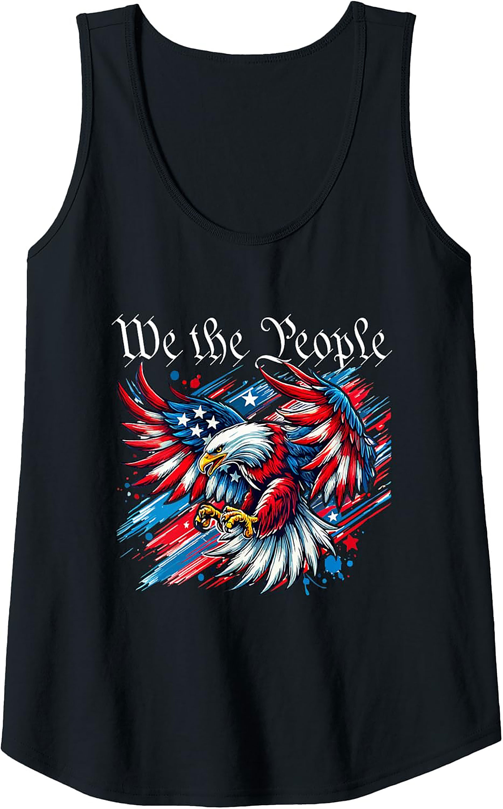 We the People Patriotic Graphic Tank | Sleeveless Shirt
