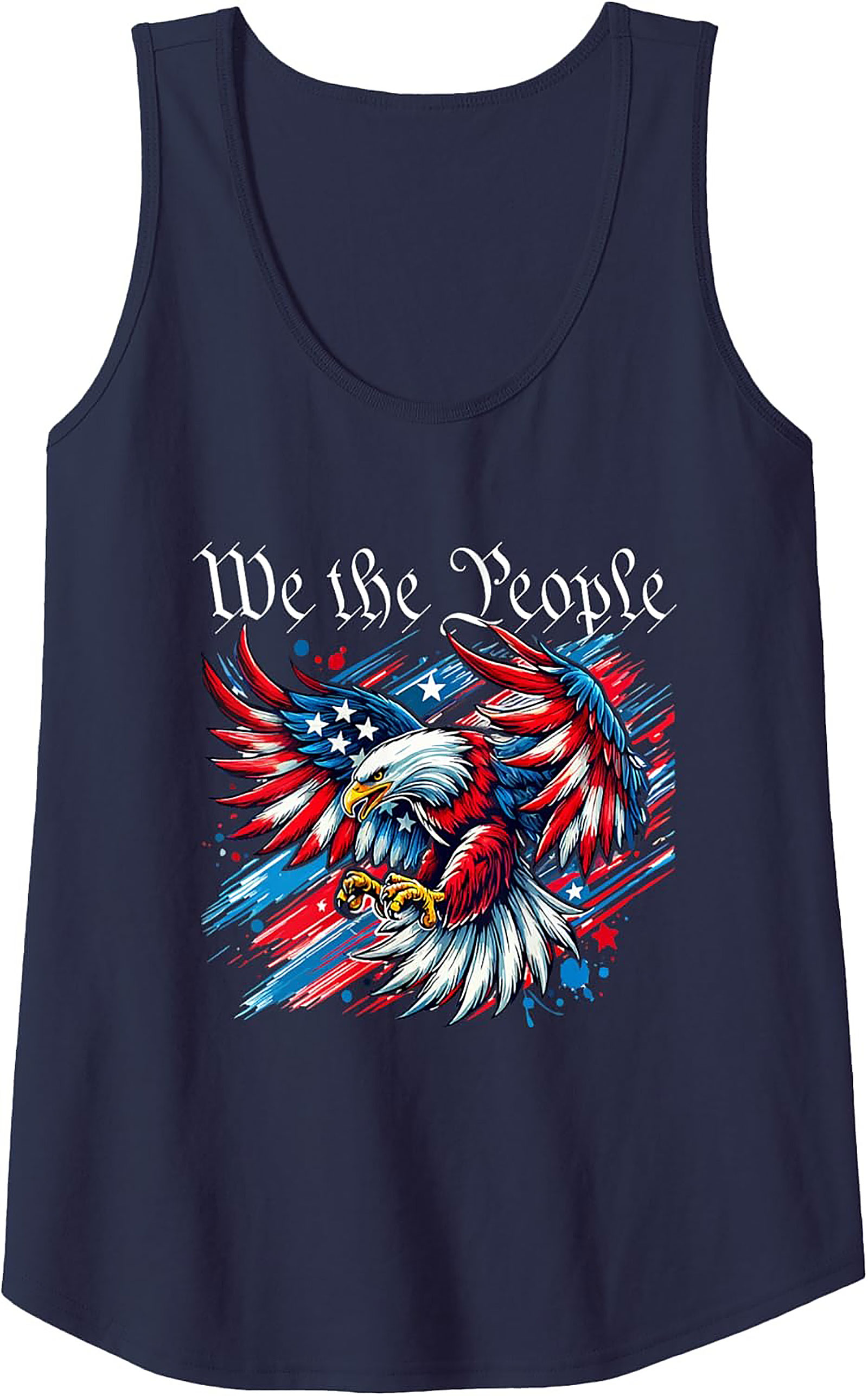 We the People Patriotic Graphic Tank | Sleeveless Shirt