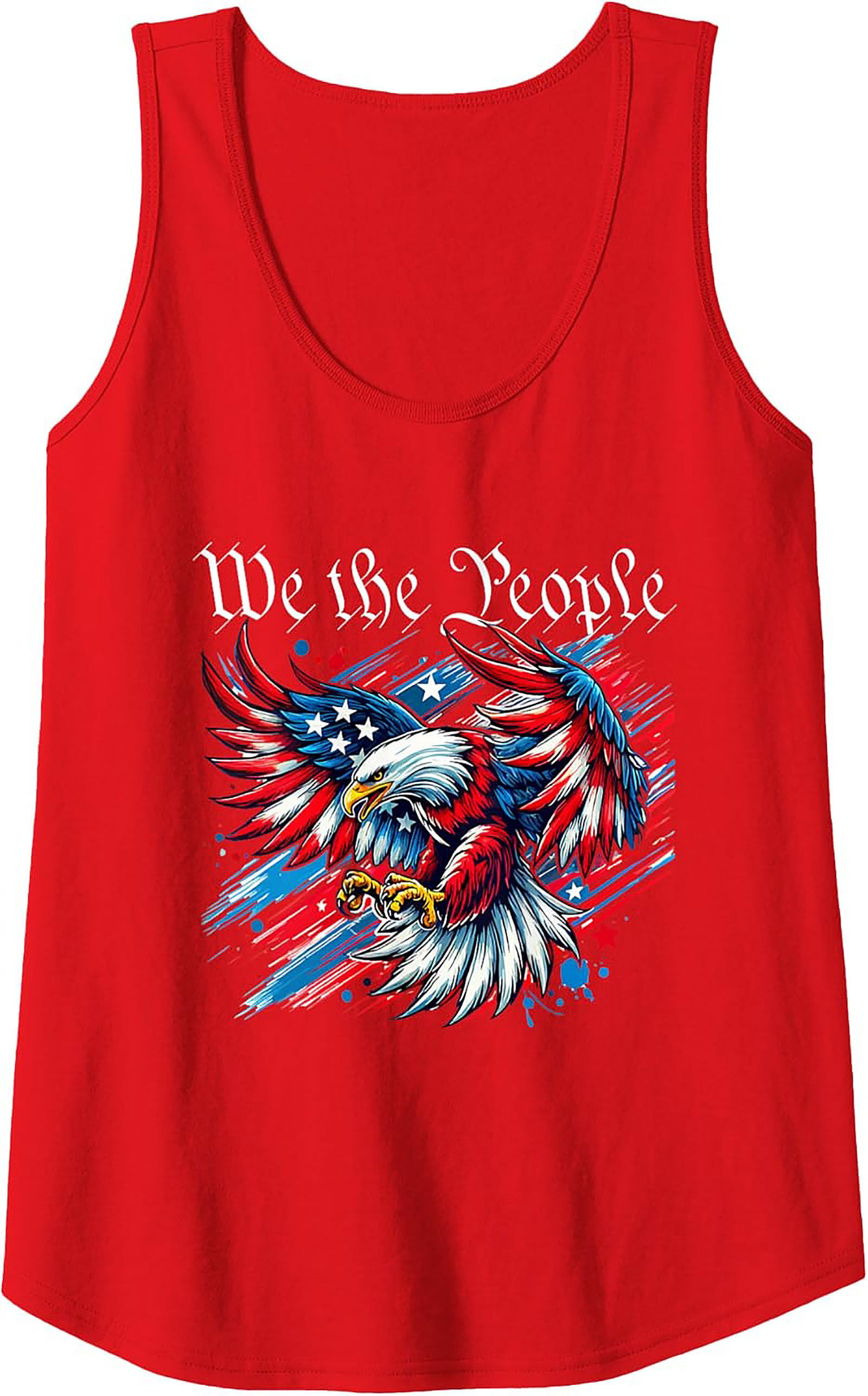 We the People Patriotic Graphic Tank | Sleeveless Shirt