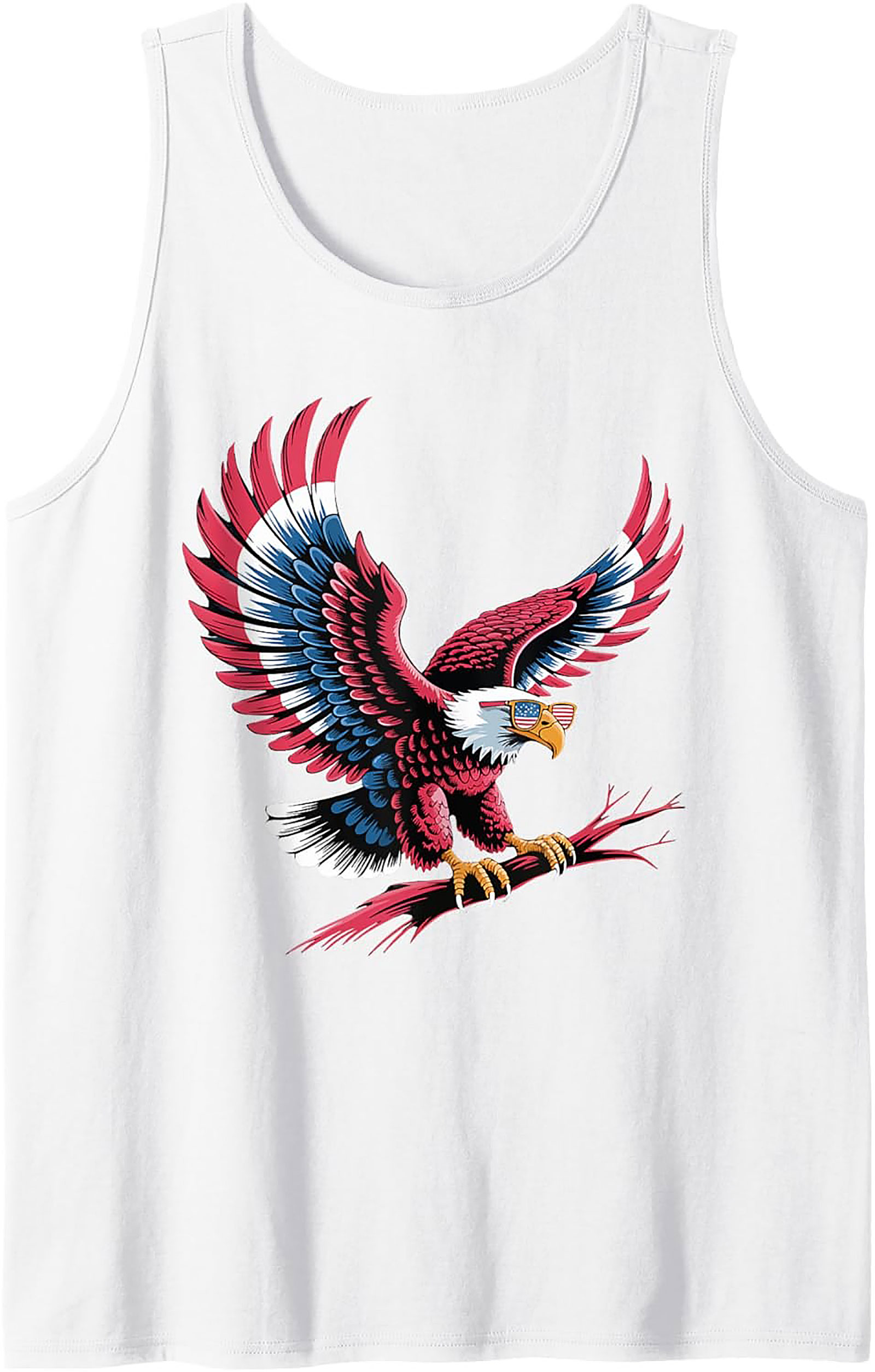 Patriotic Eagle Graphic Tank	
