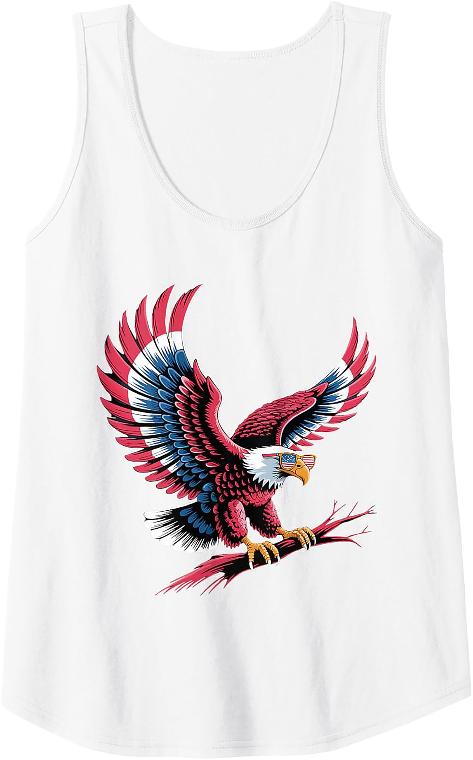 Patriotic Eagle Graphic Tank	