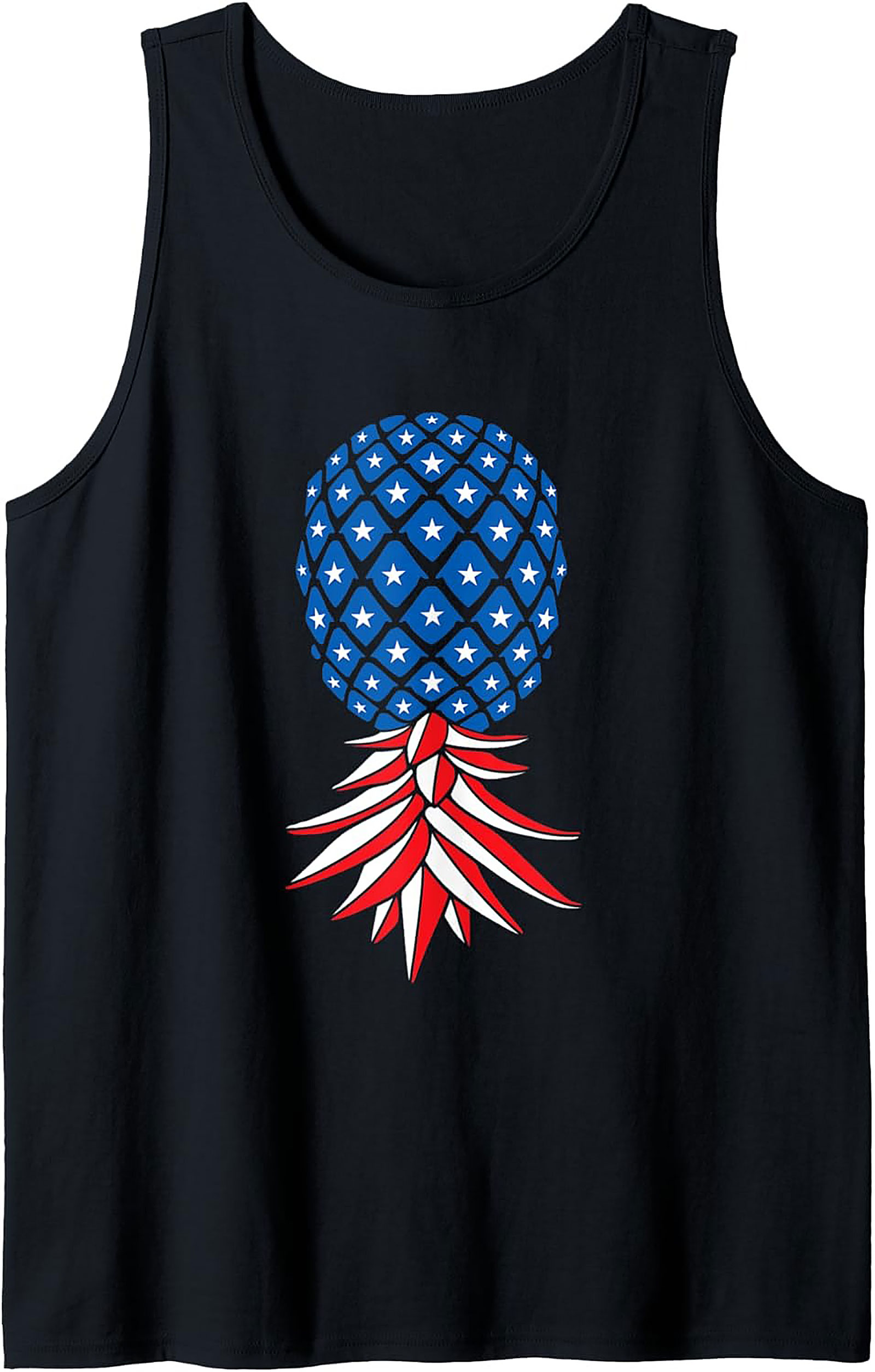 American Flag Pineapple Tank Top | Patriotic Graphic Tank