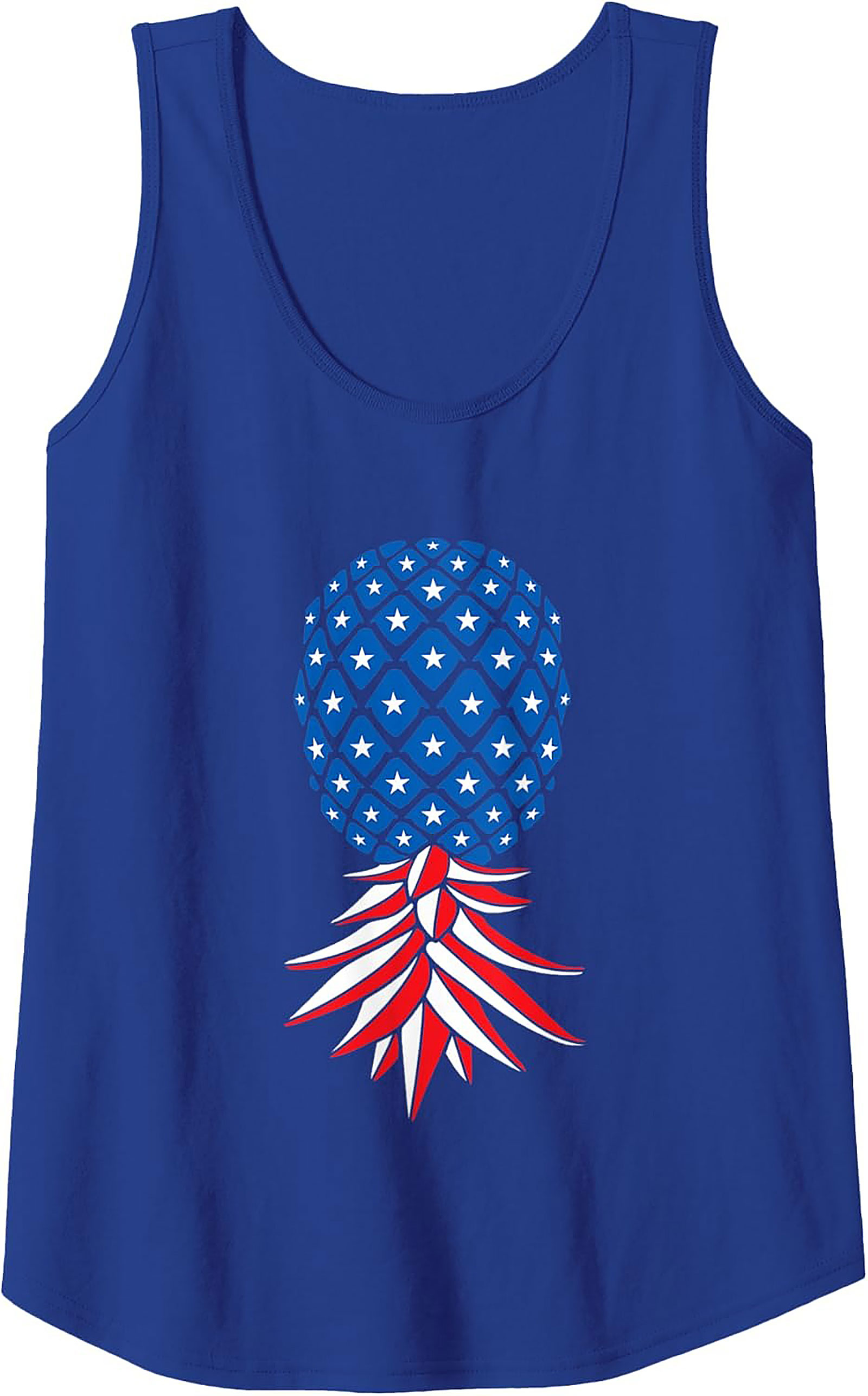 American Flag Pineapple Tank Top | Patriotic Graphic Tank