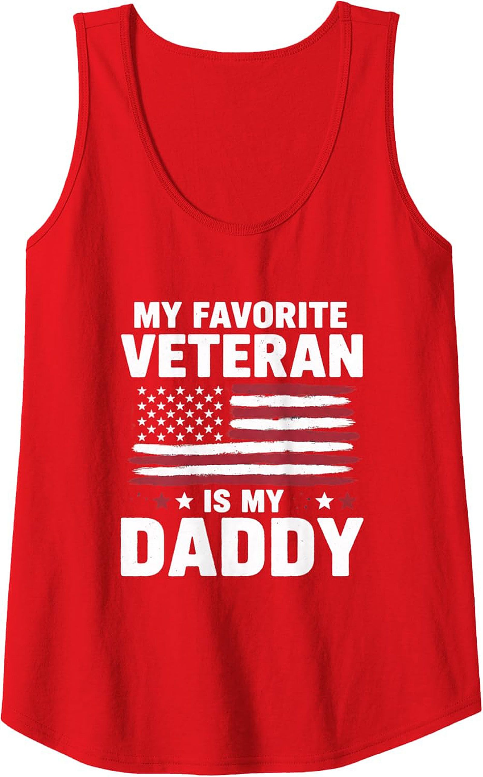 Veteran Daddy Tank Top Patriotic American Flag Sleeveless Shirt