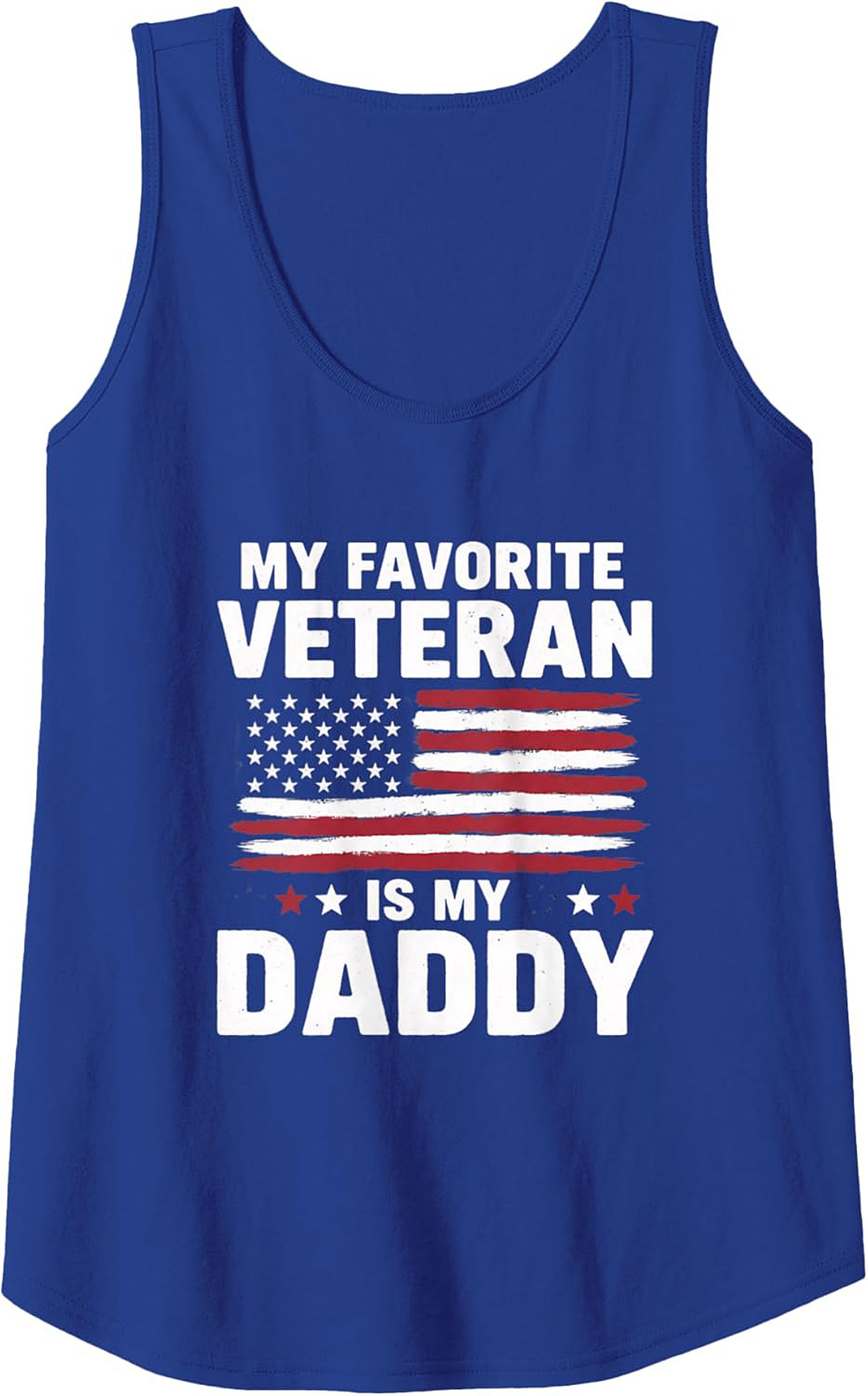 Veteran Daddy Tank Top Patriotic American Flag Sleeveless Shirt