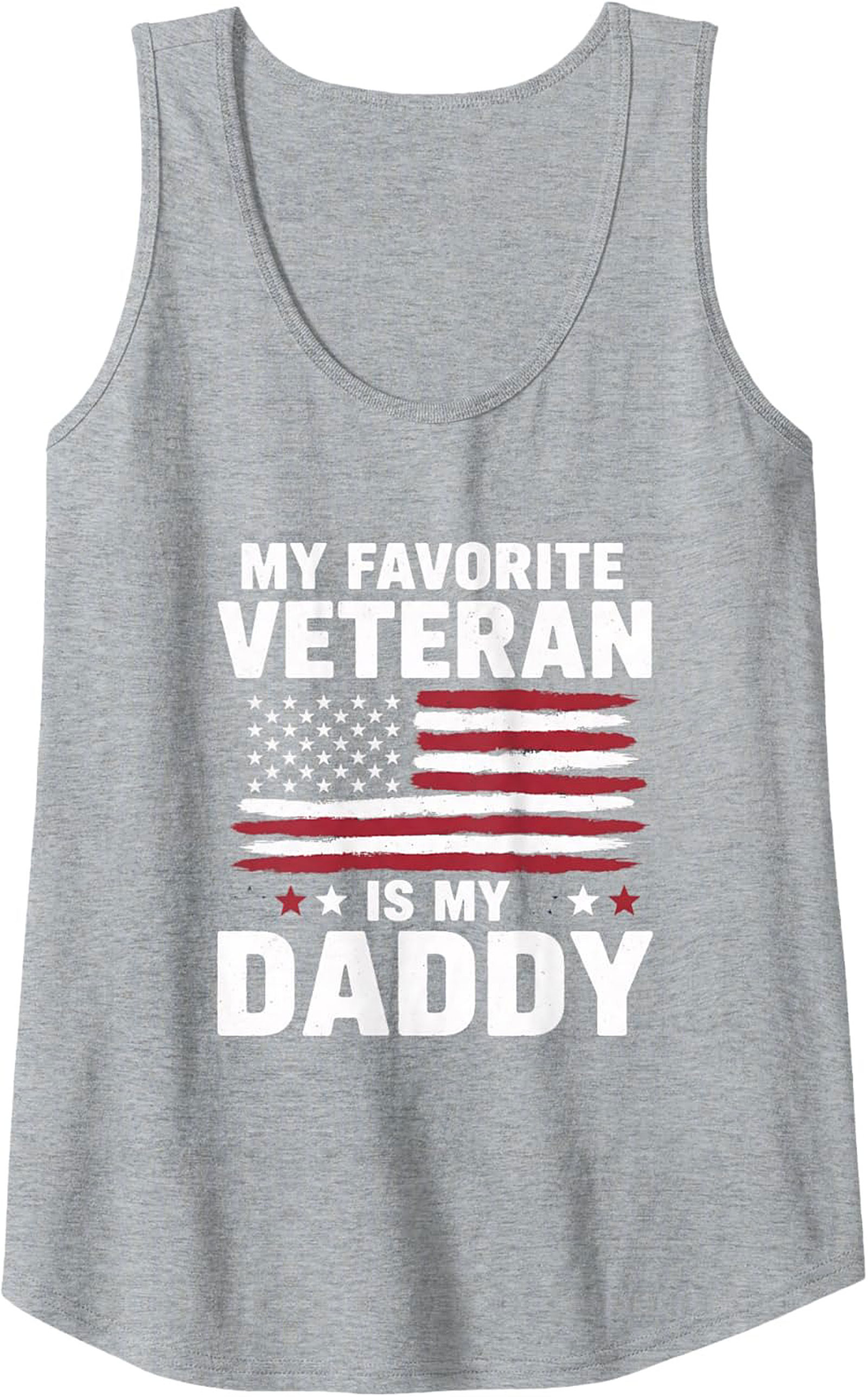 Veteran Daddy Tank Top Patriotic American Flag Sleeveless Shirt