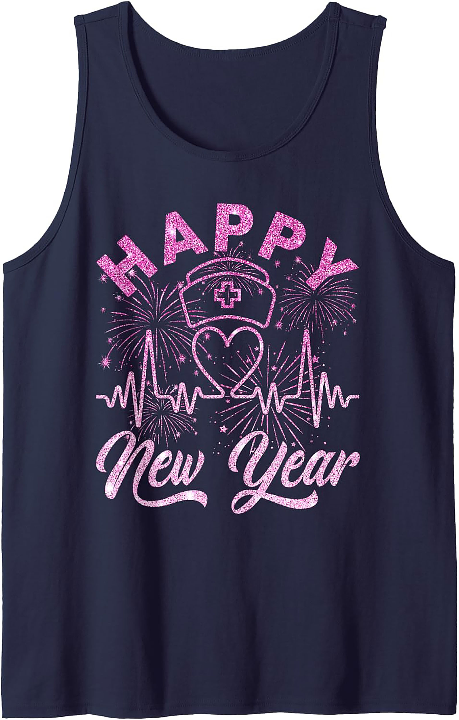 Nurse New Year Tank Top Healthcare Hero Graphic Tank Gift