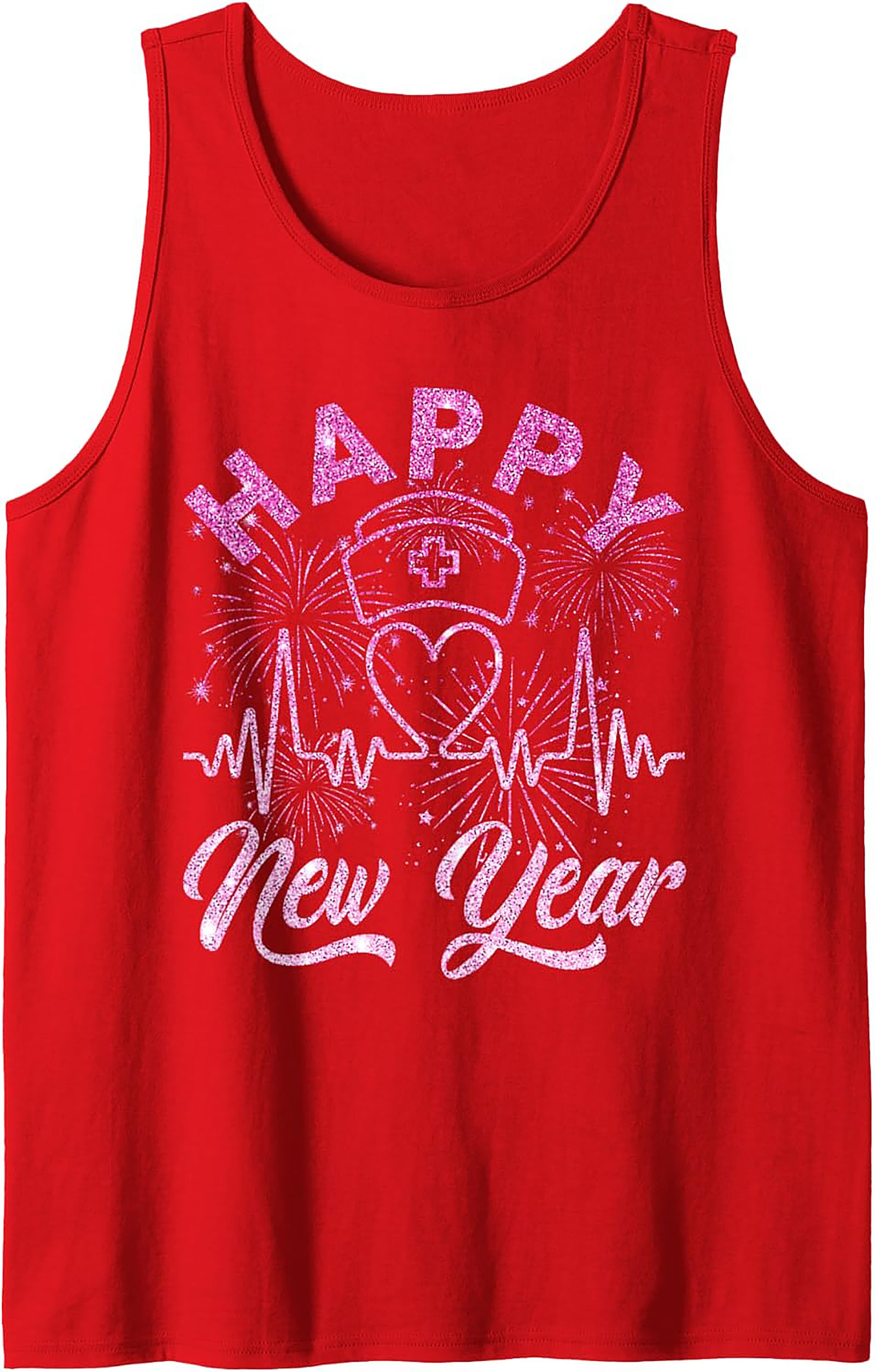 Nurse New Year Tank Top Healthcare Hero Graphic Tank Gift