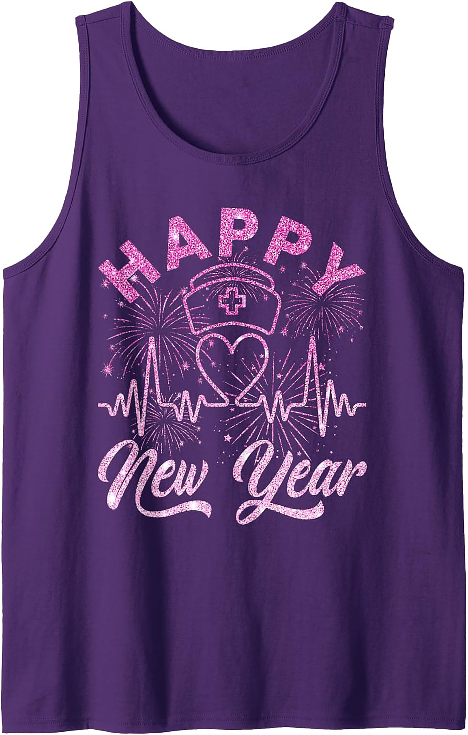 Nurse New Year Tank Top Healthcare Hero Graphic Tank Gift