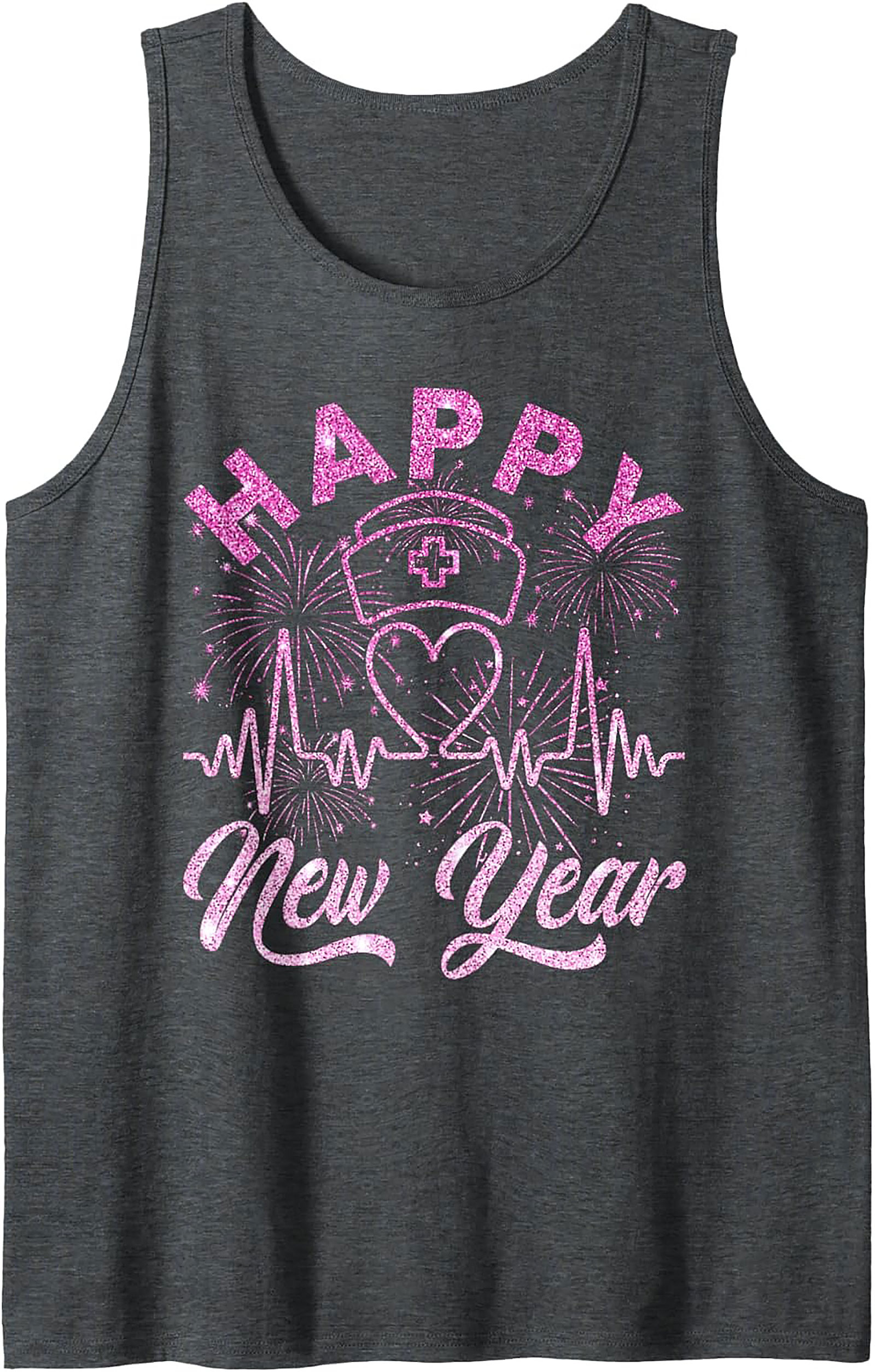 Nurse New Year Tank Top Healthcare Hero Graphic Tank Gift