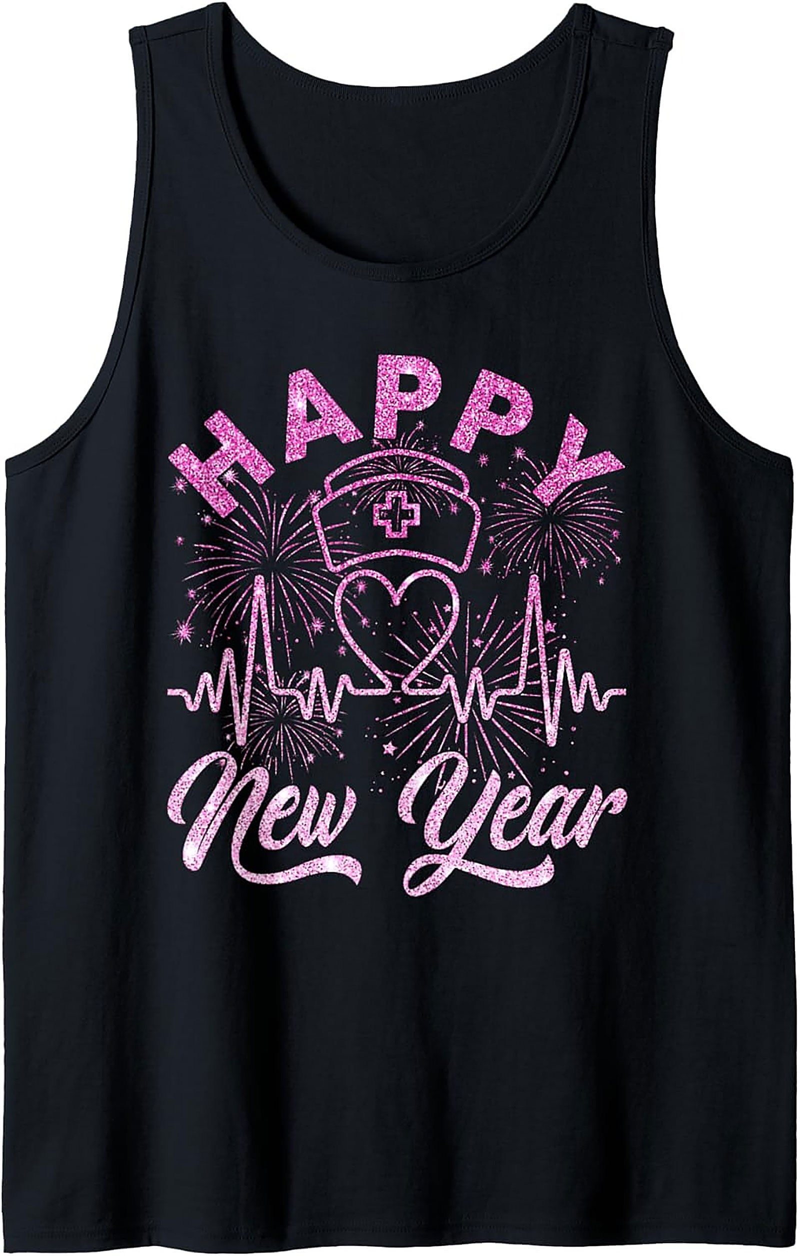 Nurse New Year Tank Top Healthcare Hero Graphic Tank Gift