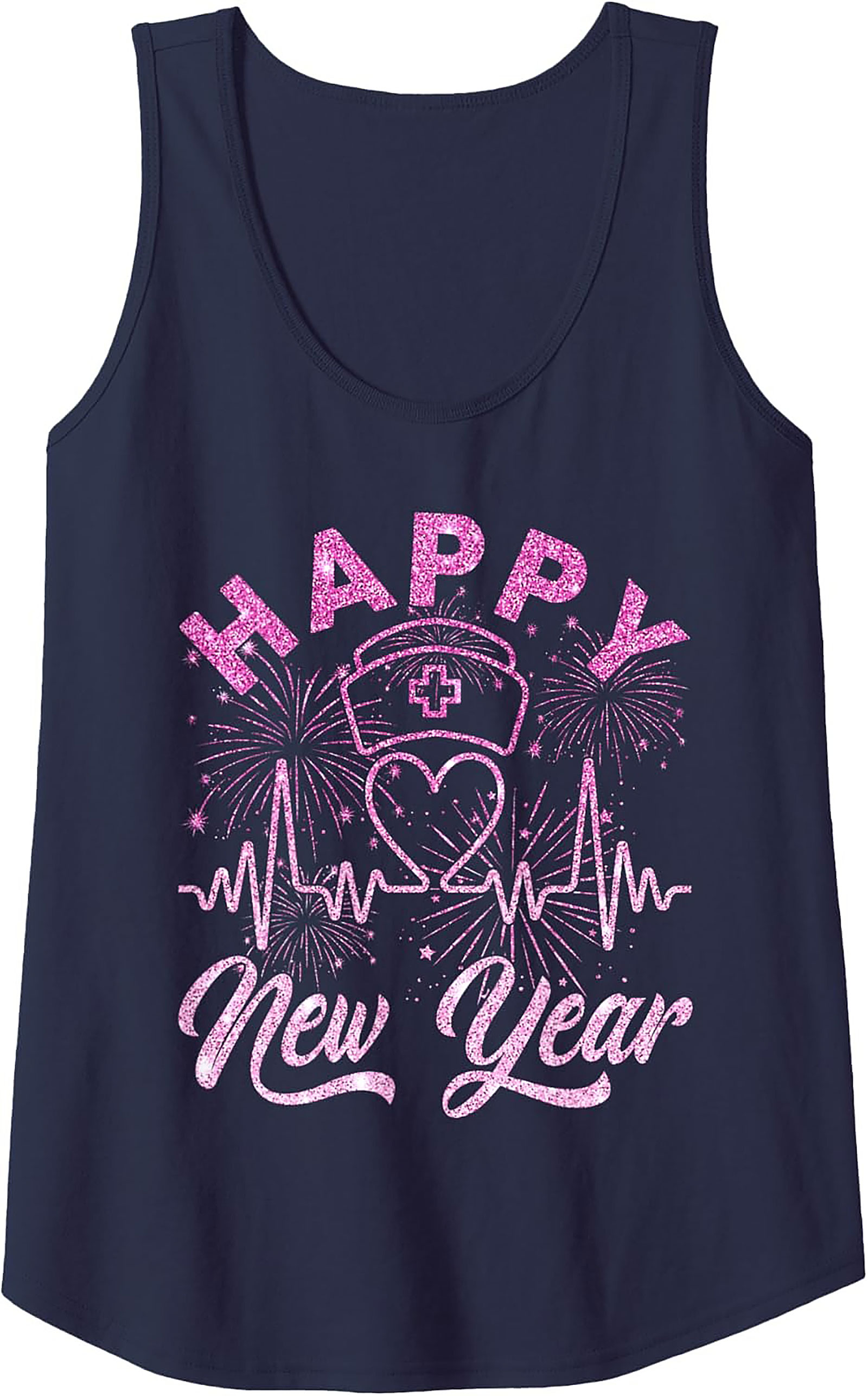 Nurse New Year Tank Top Healthcare Hero Graphic Tank Gift