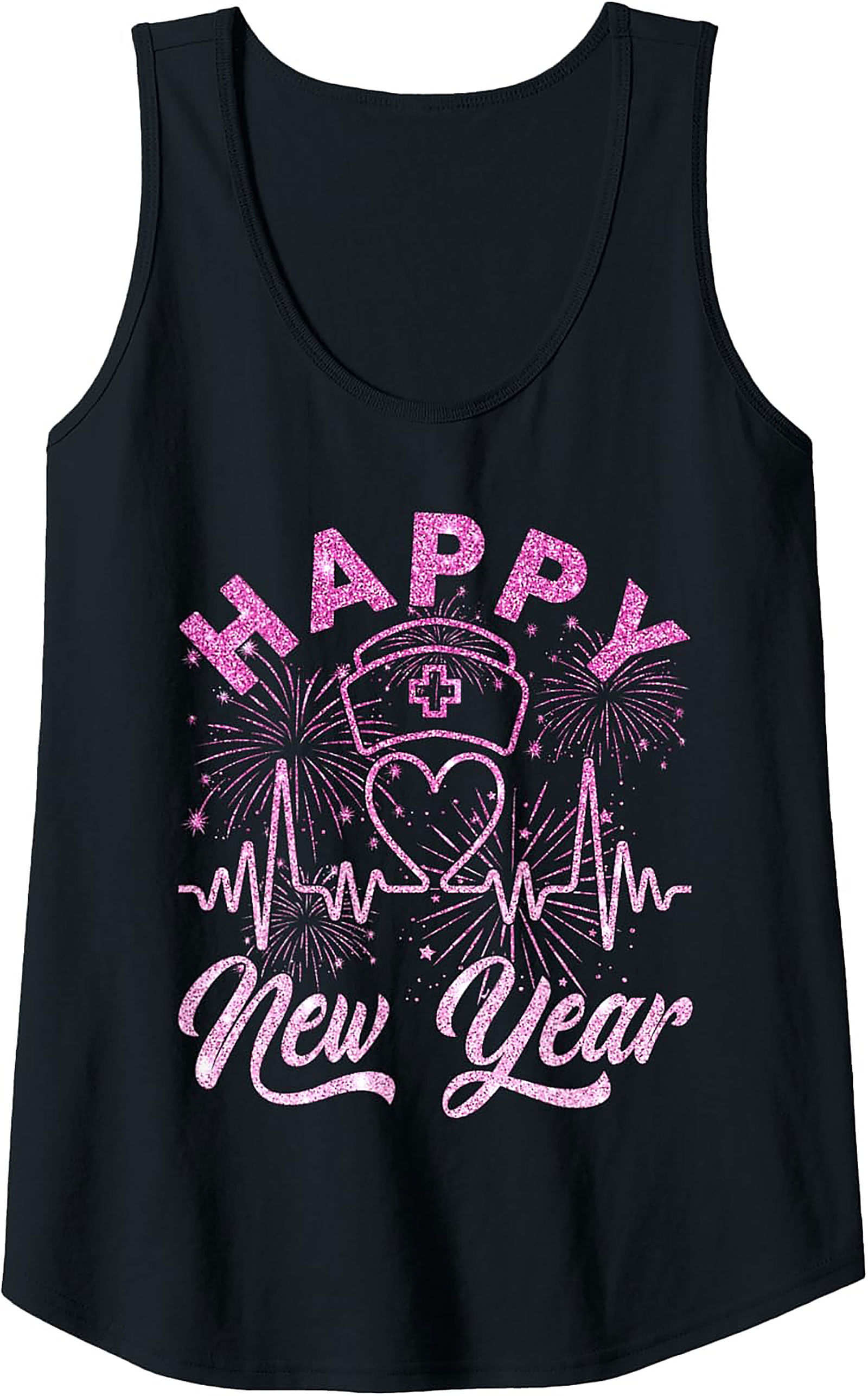 Nurse New Year Tank Top Healthcare Hero Graphic Tank Gift