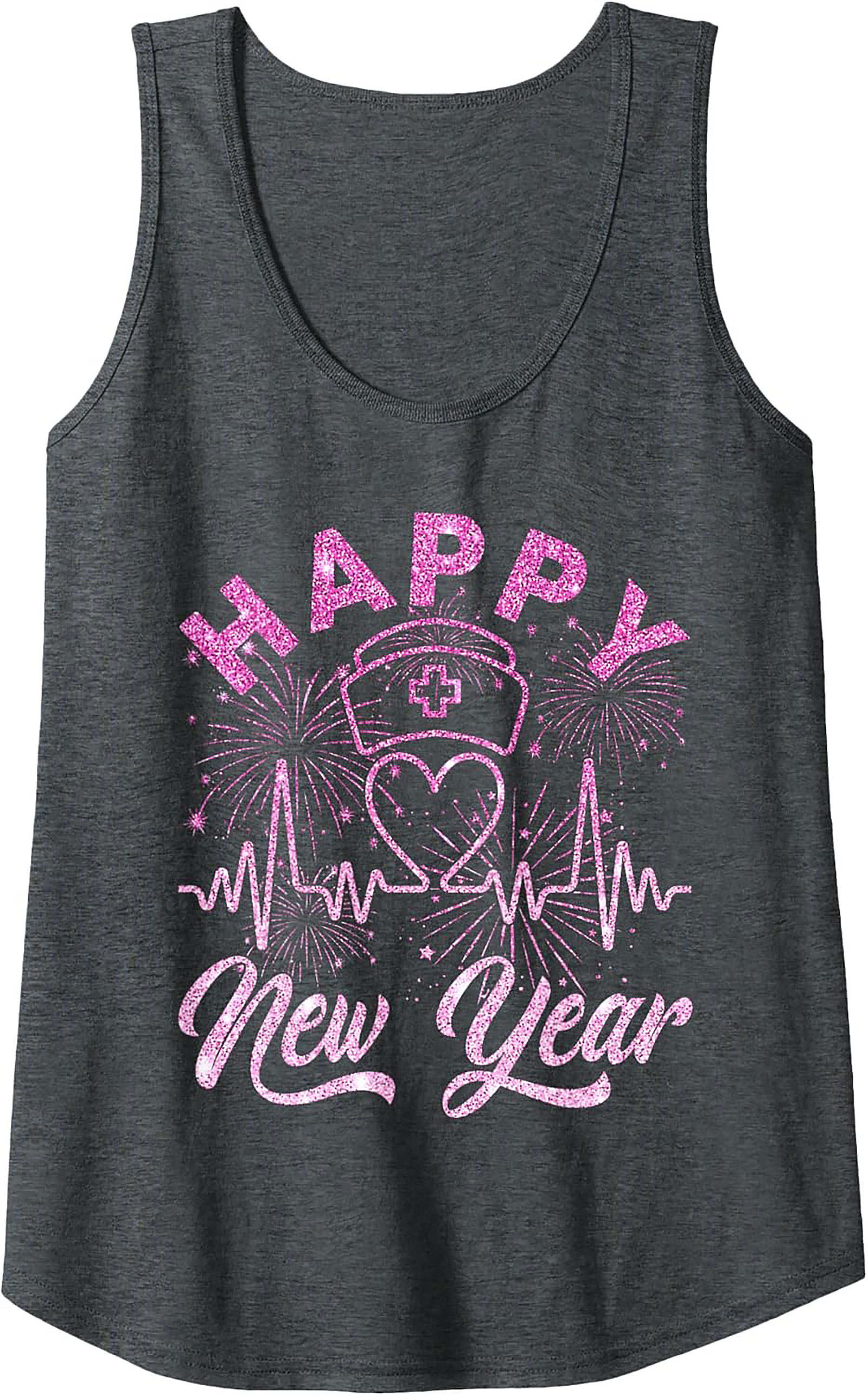 Nurse New Year Tank Top Healthcare Hero Graphic Tank Gift