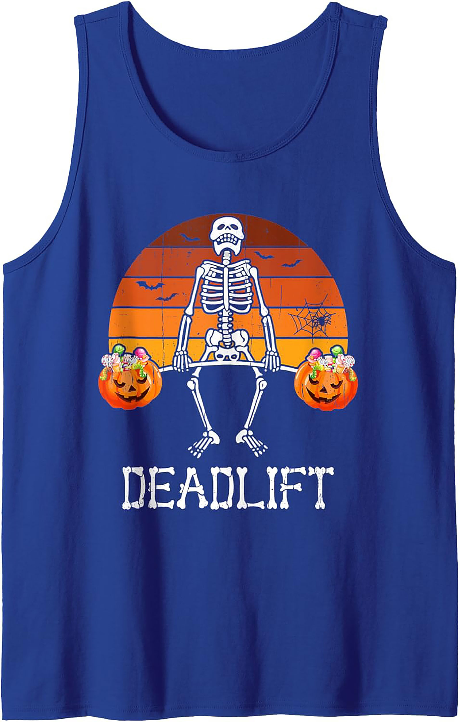 Skeleton Deadlift Tank Top | Halloween Gym Wear