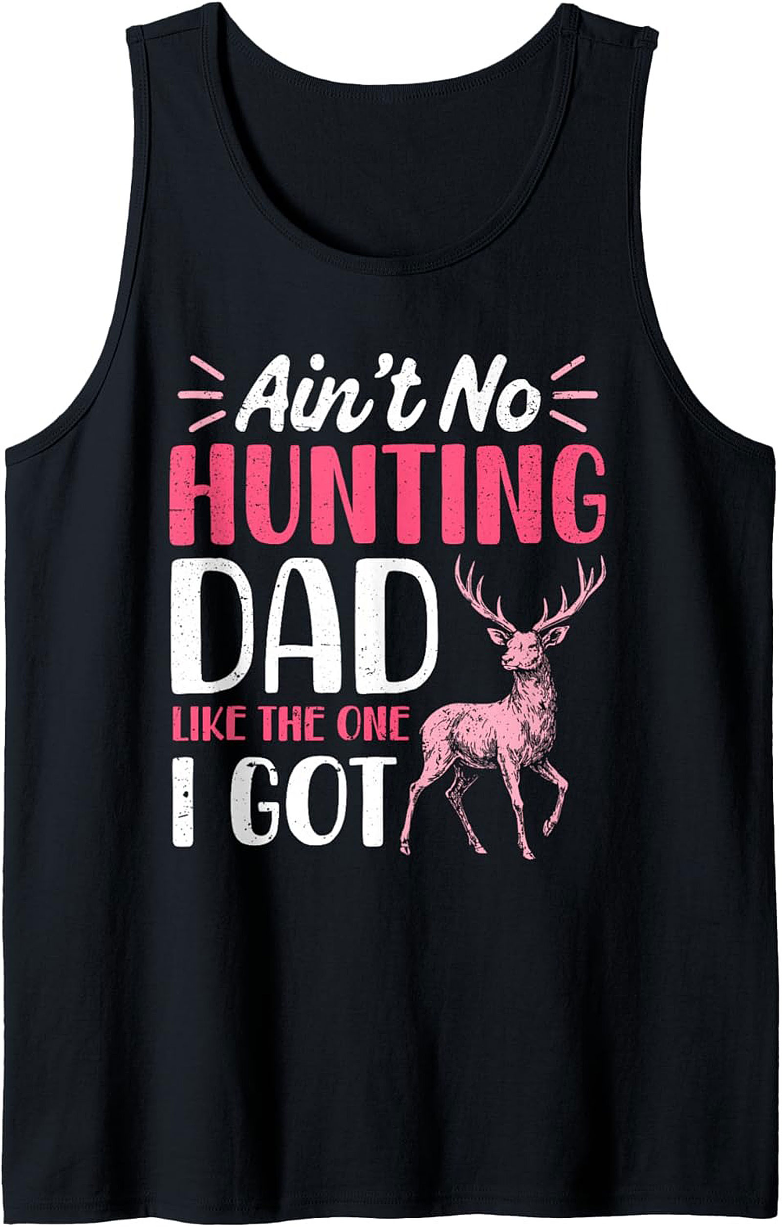 Hunting Dad Graphic Tank Top Best Father's Day Gift