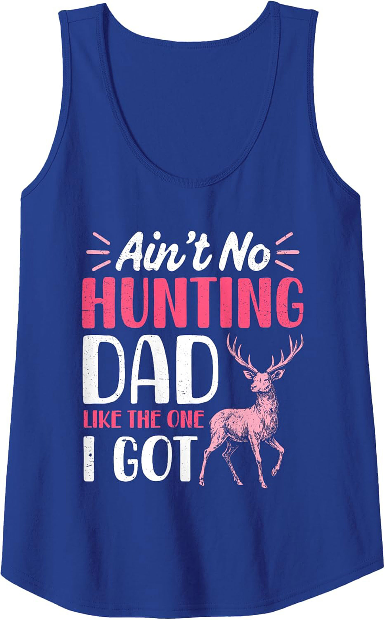 Hunting Dad Graphic Tank Top Best Father's Day Gift