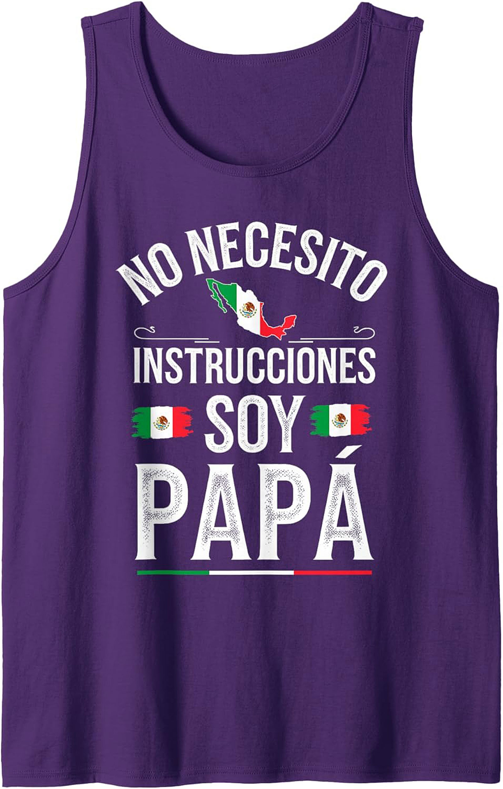 Soy Papá Graphic Tank Funny Mexican Dad Sleeveless Shirt