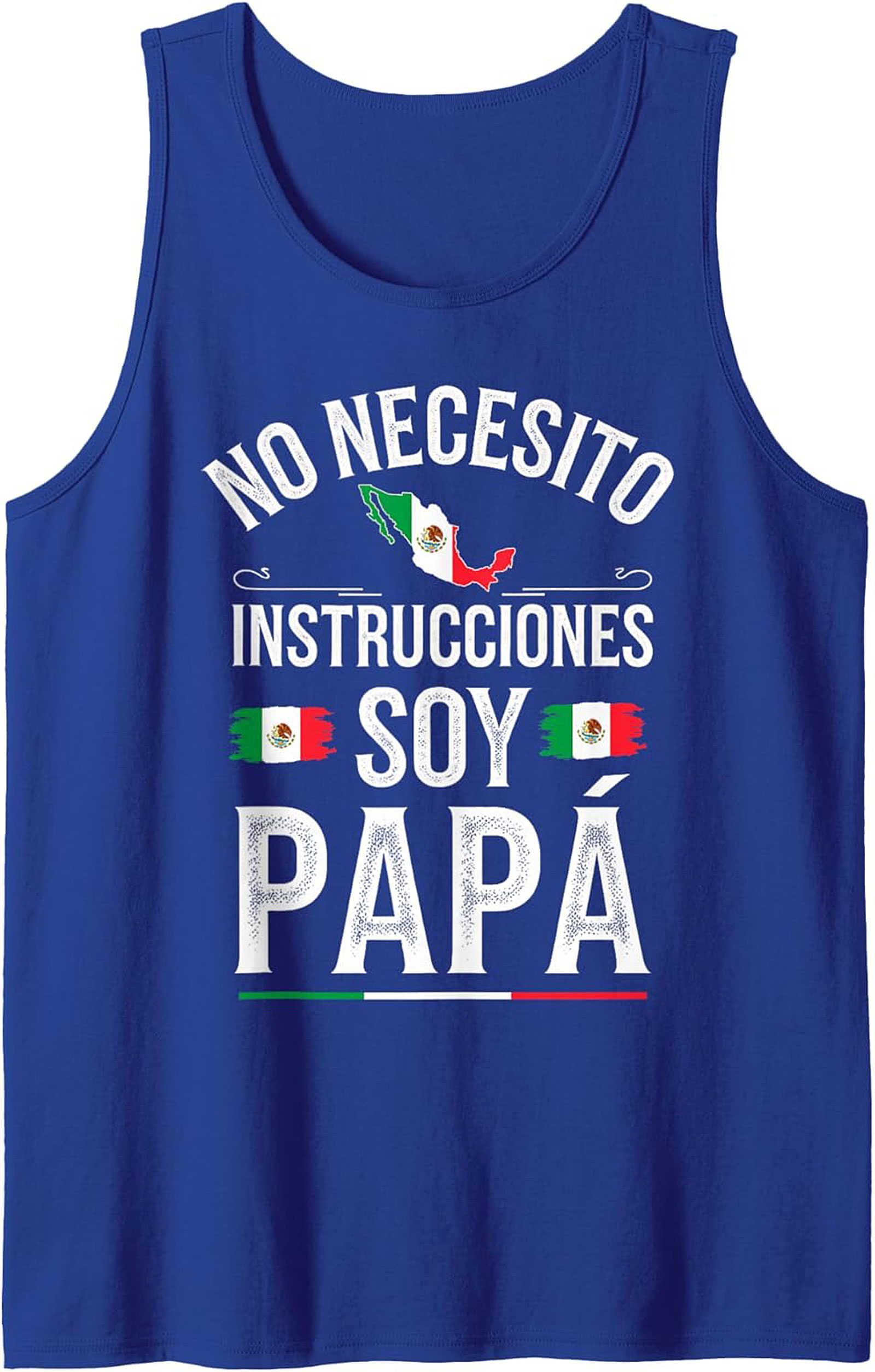 Soy Papá Graphic Tank Funny Mexican Dad Sleeveless Shirt