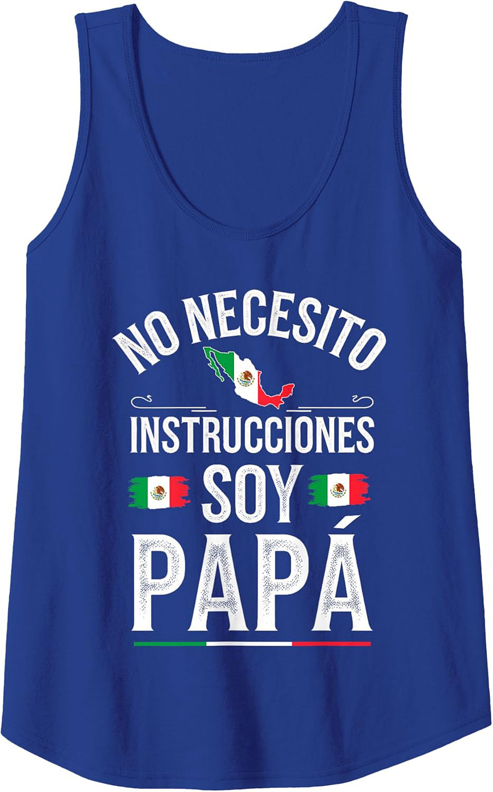 Soy Papá Graphic Tank Funny Mexican Dad Sleeveless Shirt