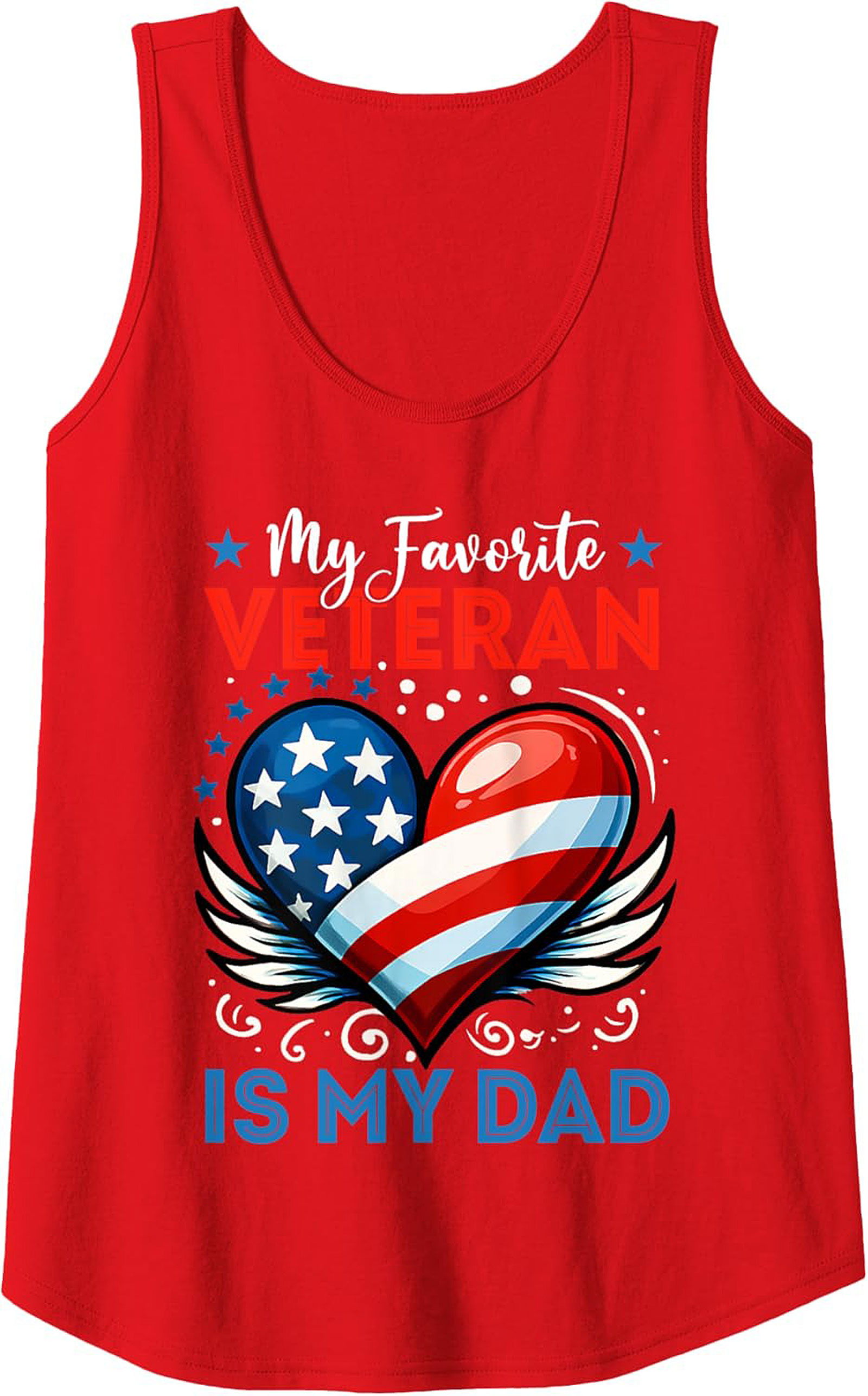 Veteran Dad Graphic Tank Patriotic Sleeveless Shirt Gift