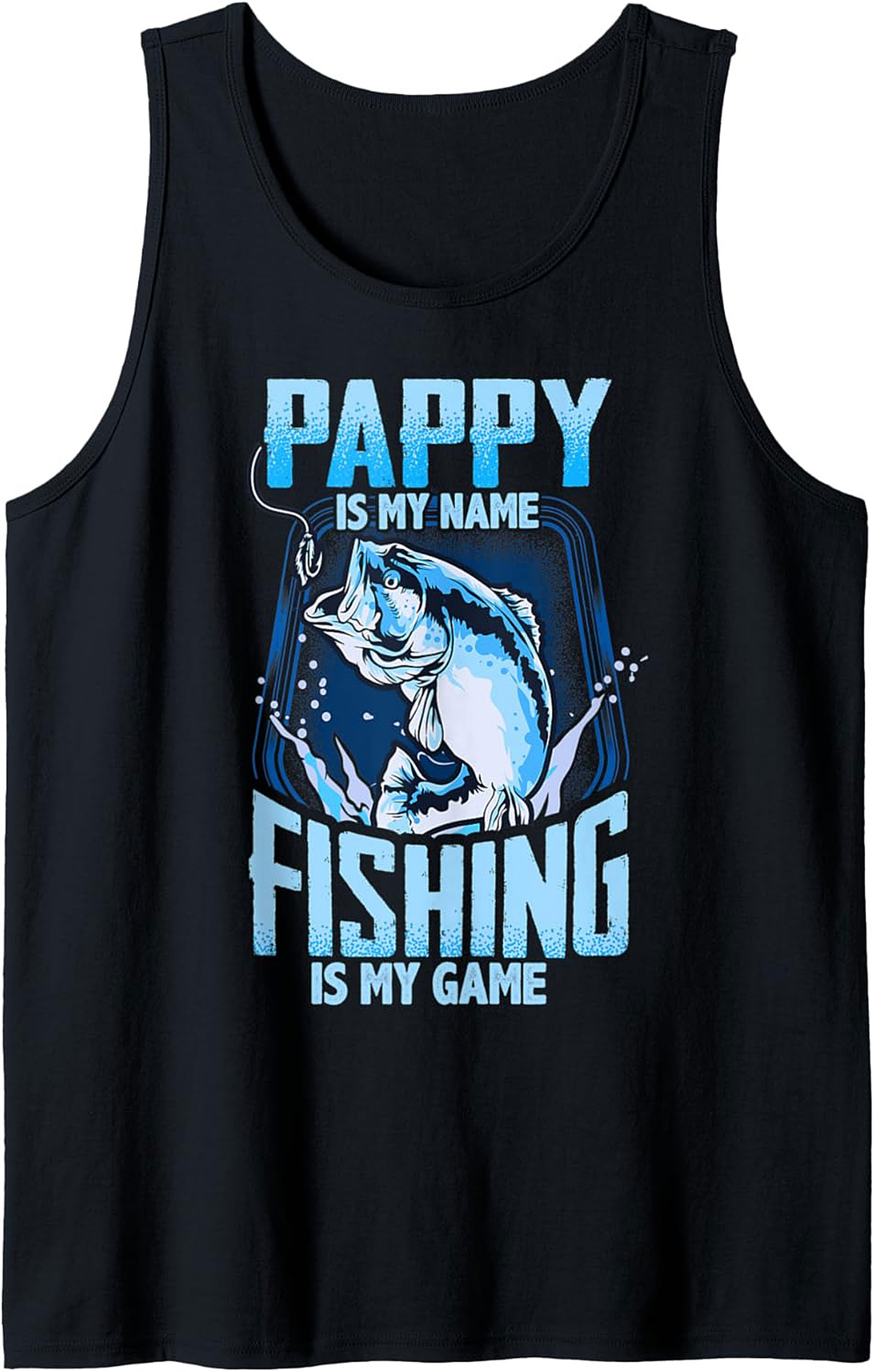 Pappy Fishing Tank Top Best Grandpa Bass Sleeveless Shirt