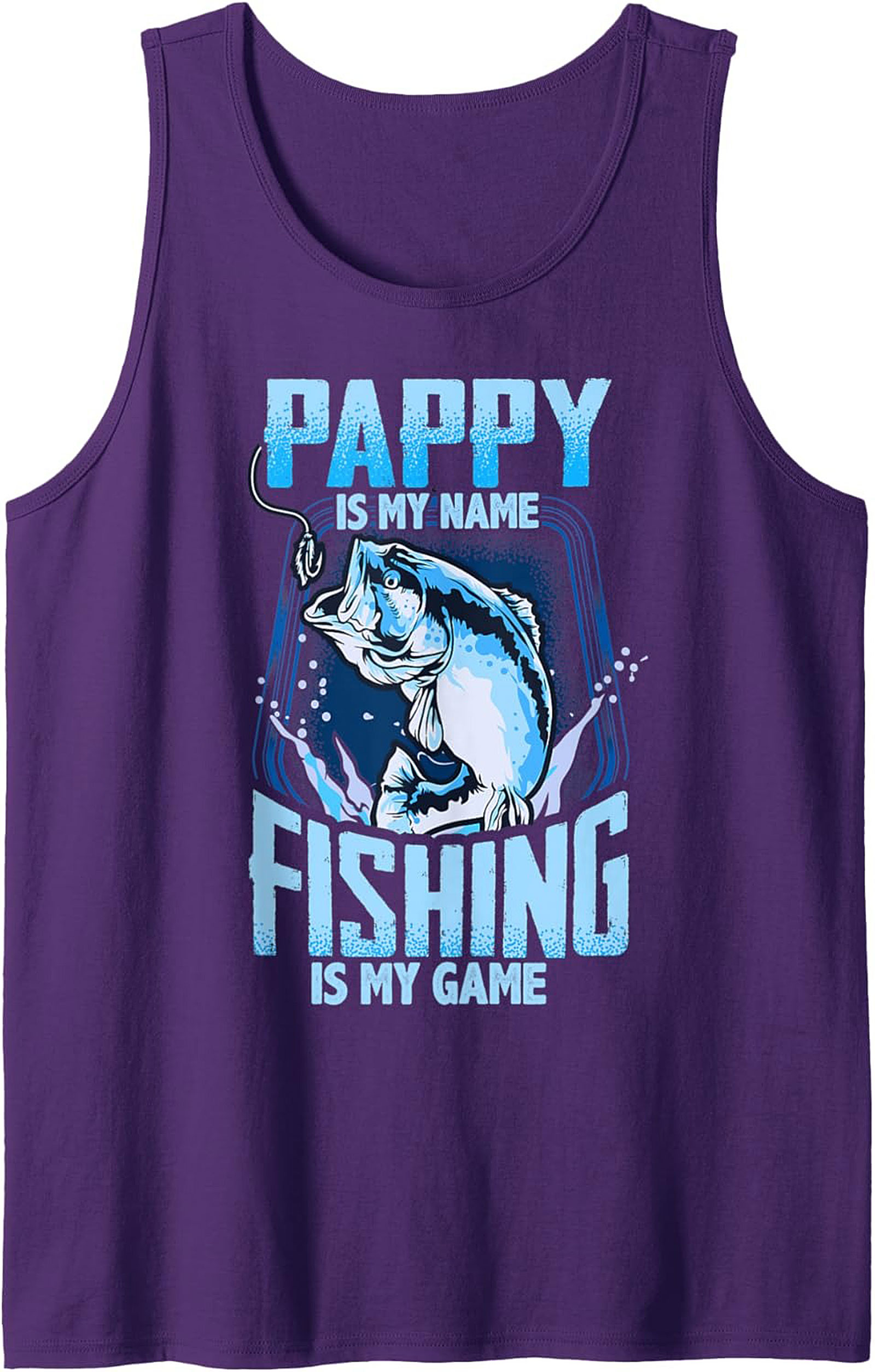 Pappy Fishing Tank Top Best Grandpa Bass Sleeveless Shirt