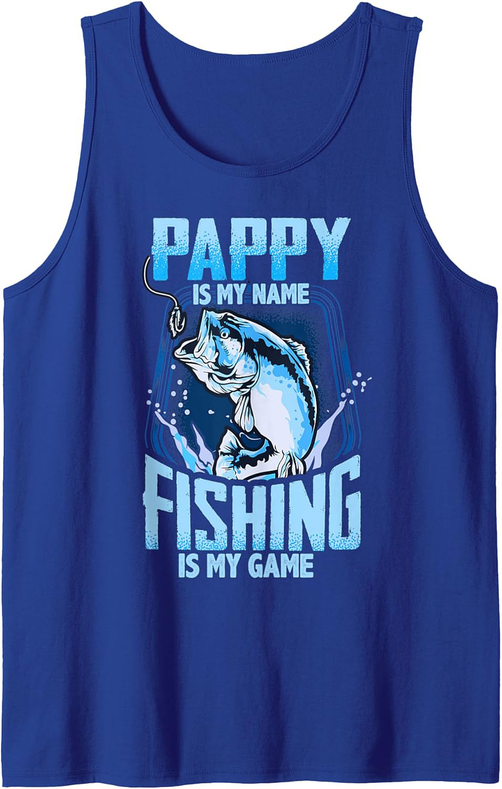 Pappy Fishing Tank Top Best Grandpa Bass Sleeveless Shirt