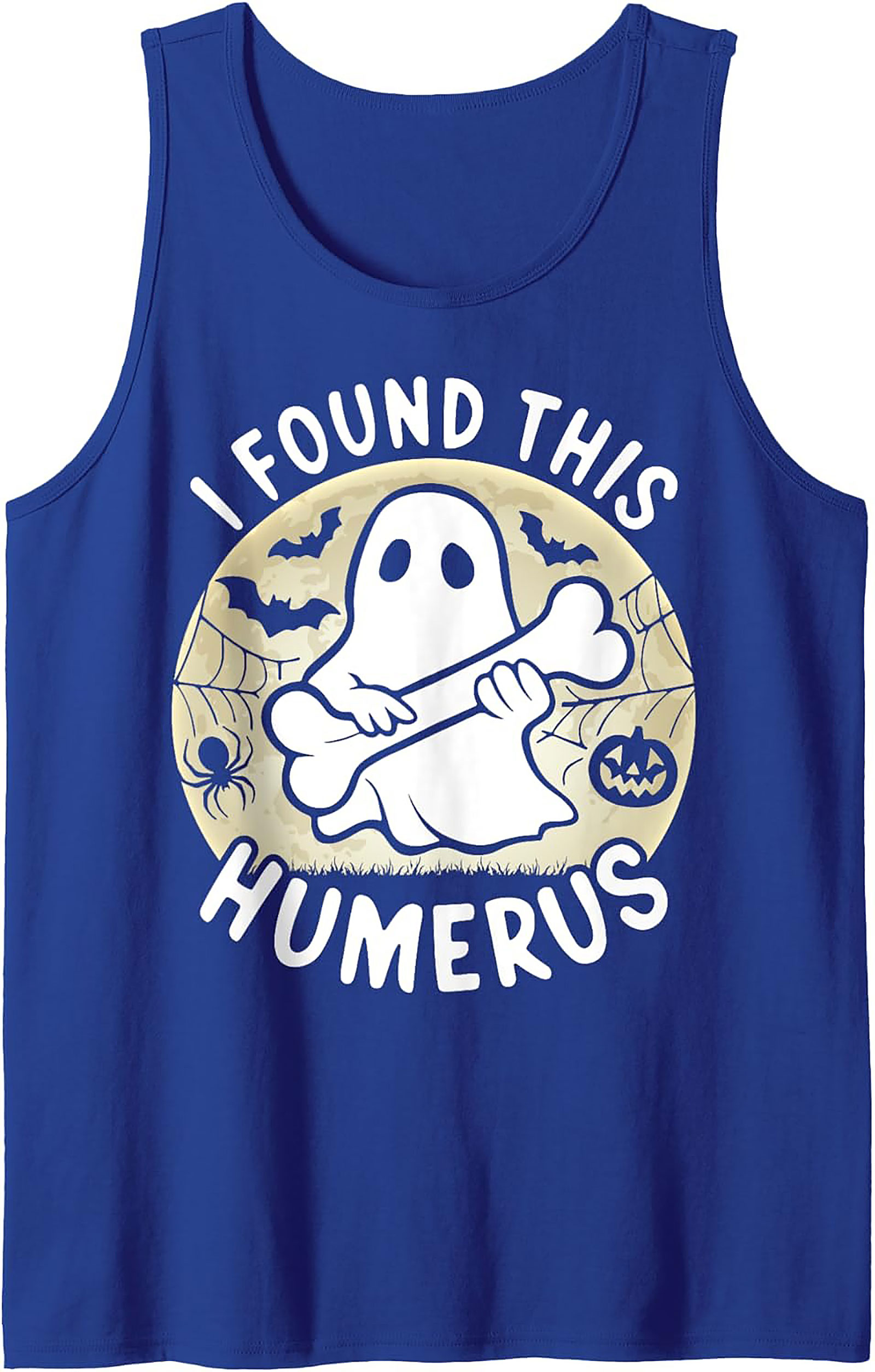 Humerus Ghost Pun Graphic Tank | Funny Halloween Shirt
