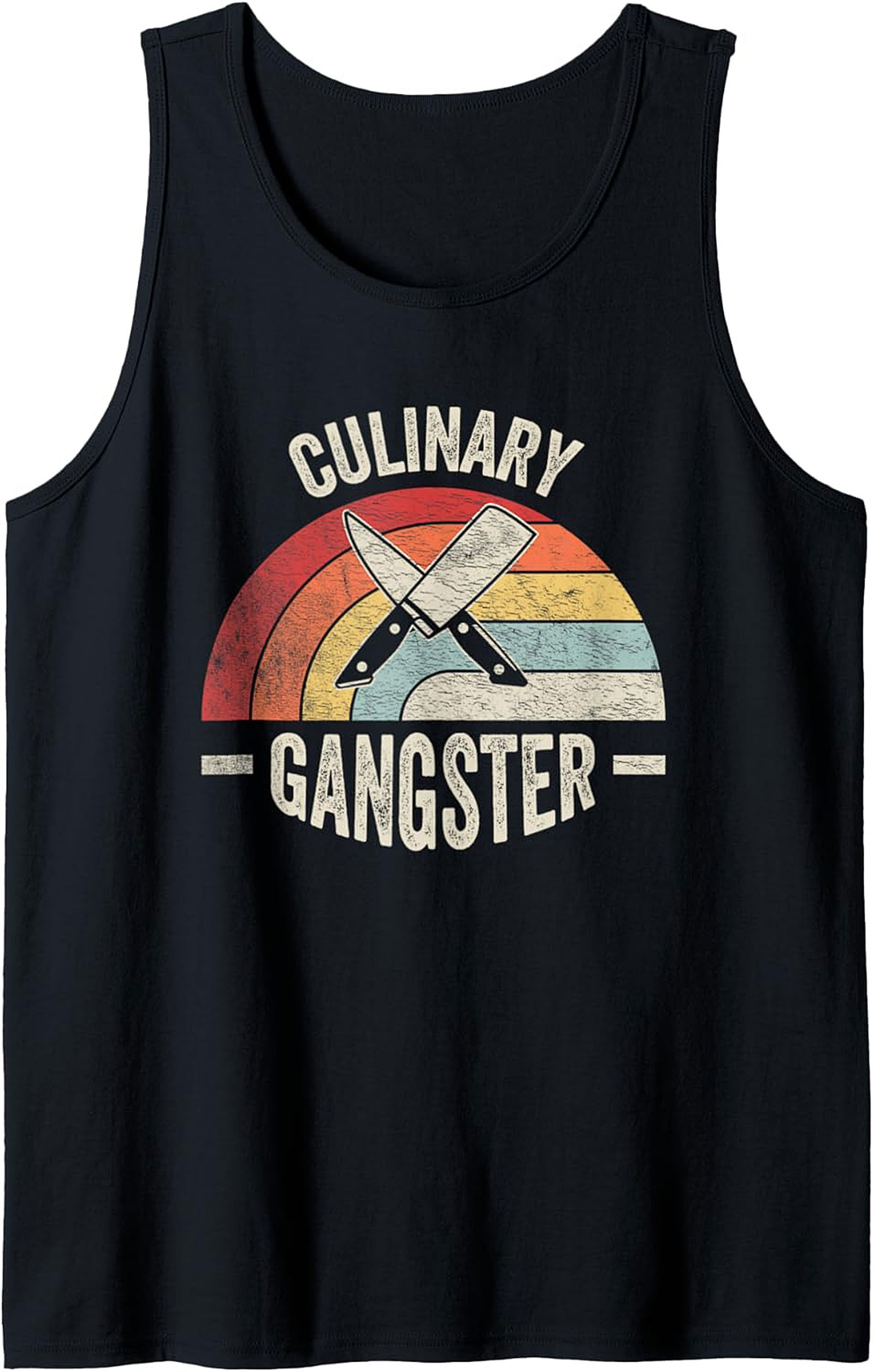 Culinary Gangster Tank Top Chef Graphic Sleeveless Shirt