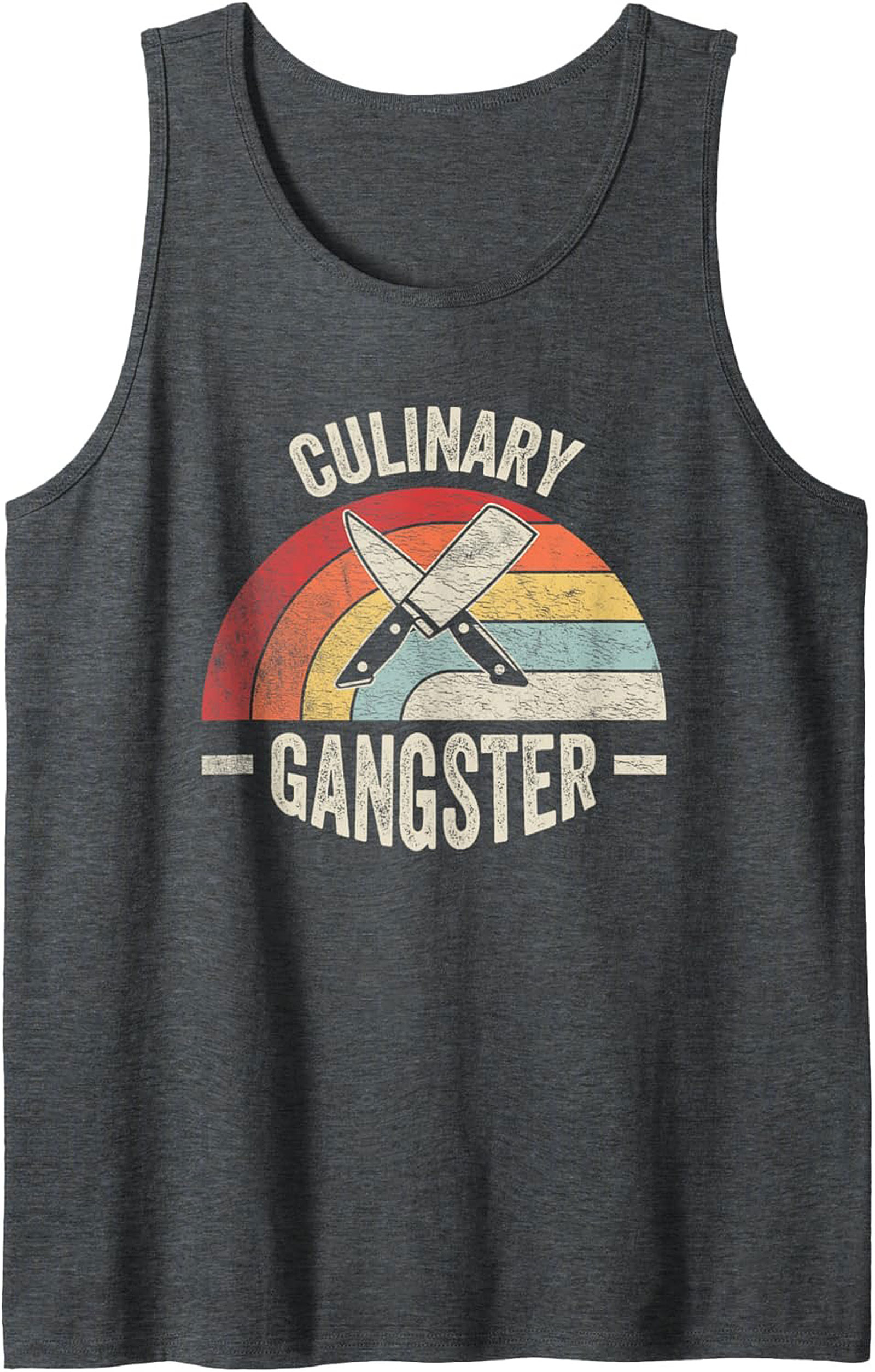 Culinary Gangster Tank Top Chef Graphic Sleeveless Shirt