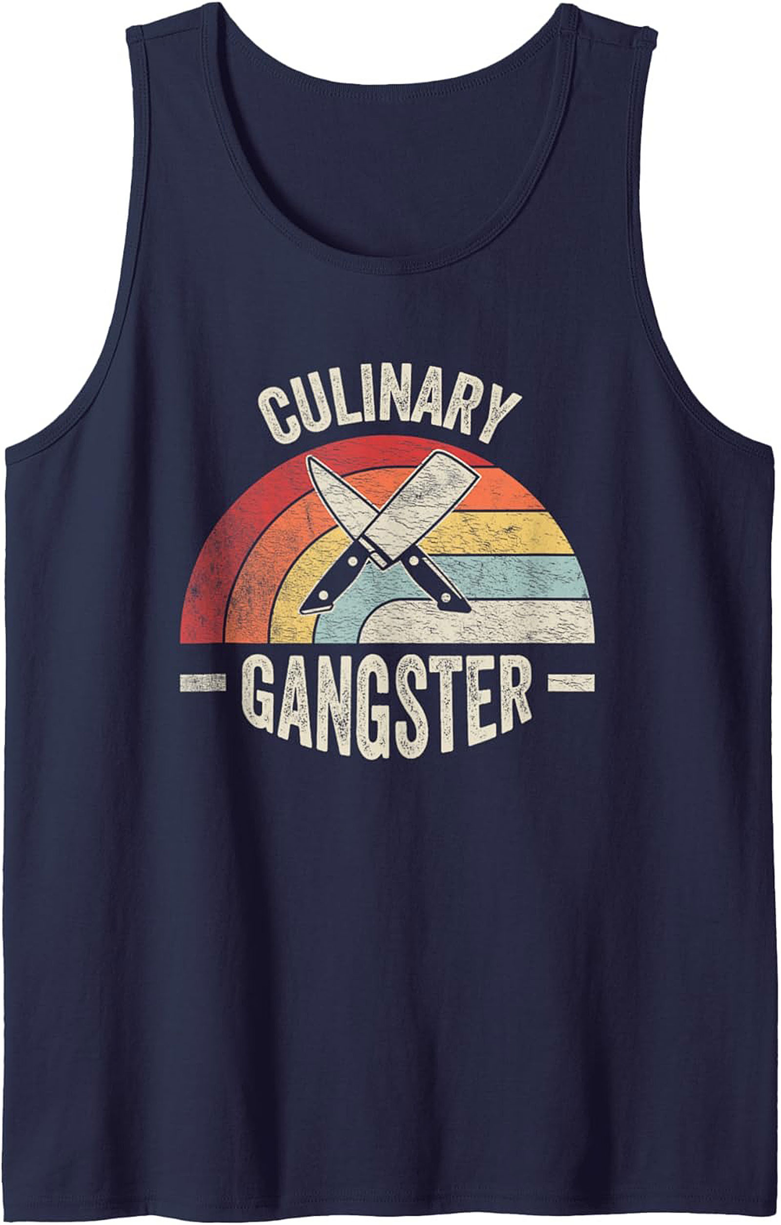 Culinary Gangster Tank Top Chef Graphic Sleeveless Shirt