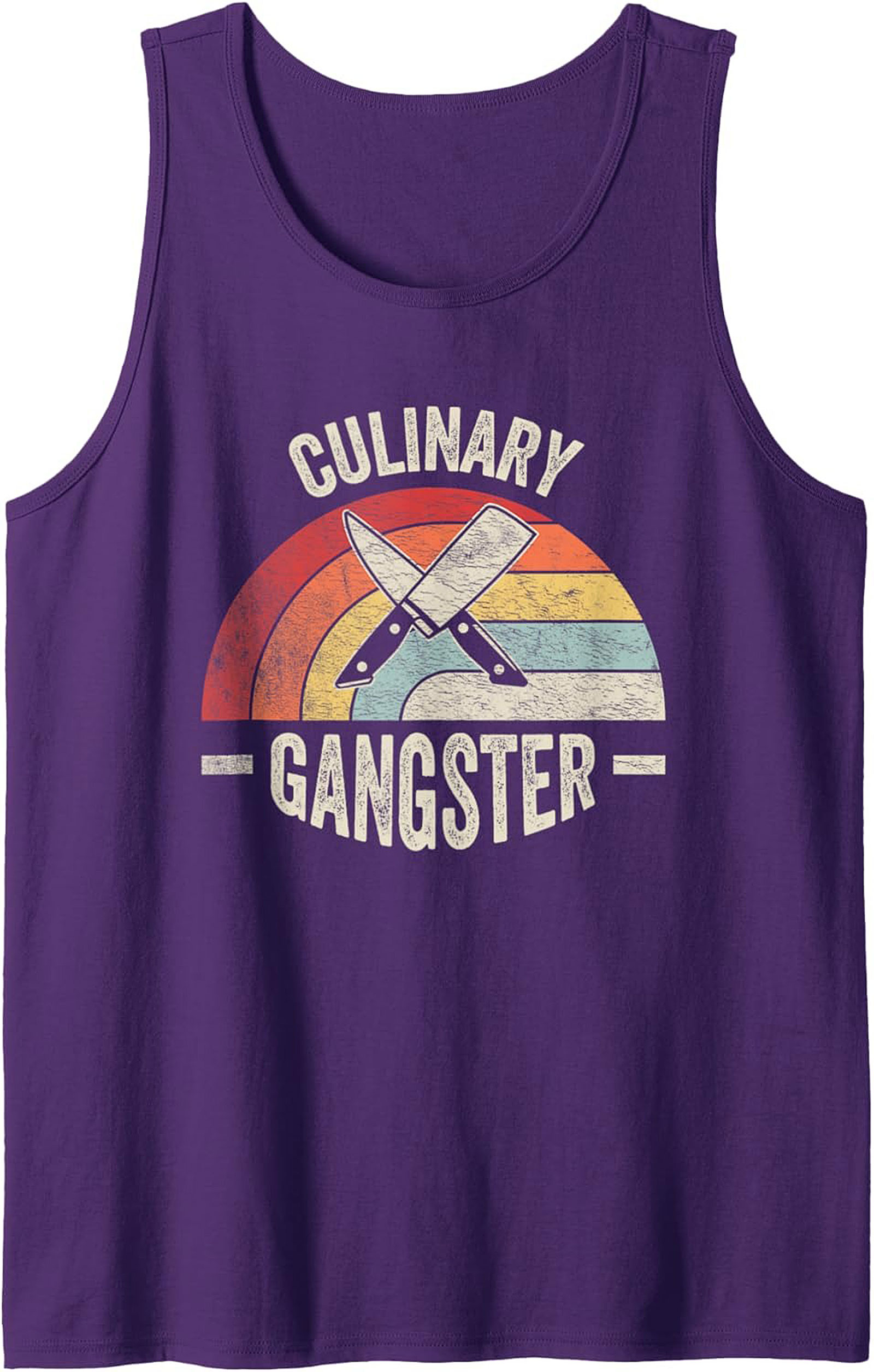 Culinary Gangster Tank Top Chef Graphic Sleeveless Shirt