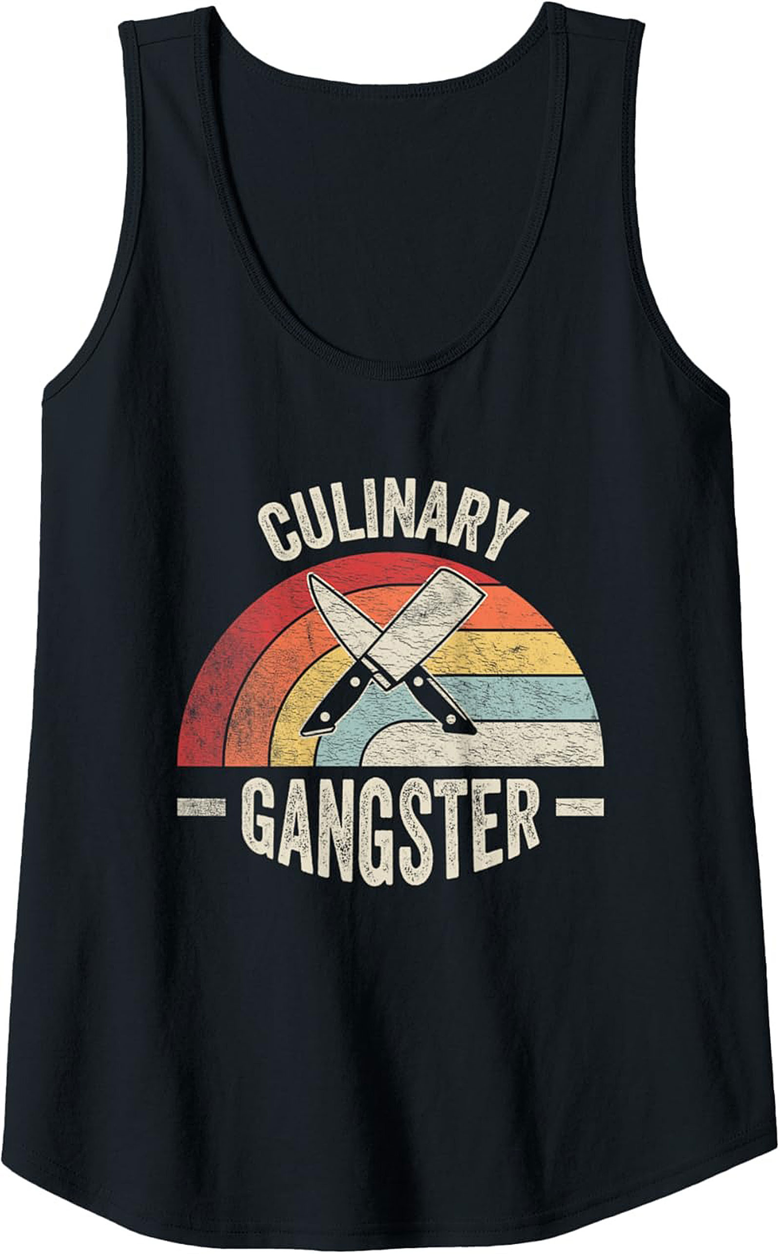 Culinary Gangster Tank Top Chef Graphic Sleeveless Shirt