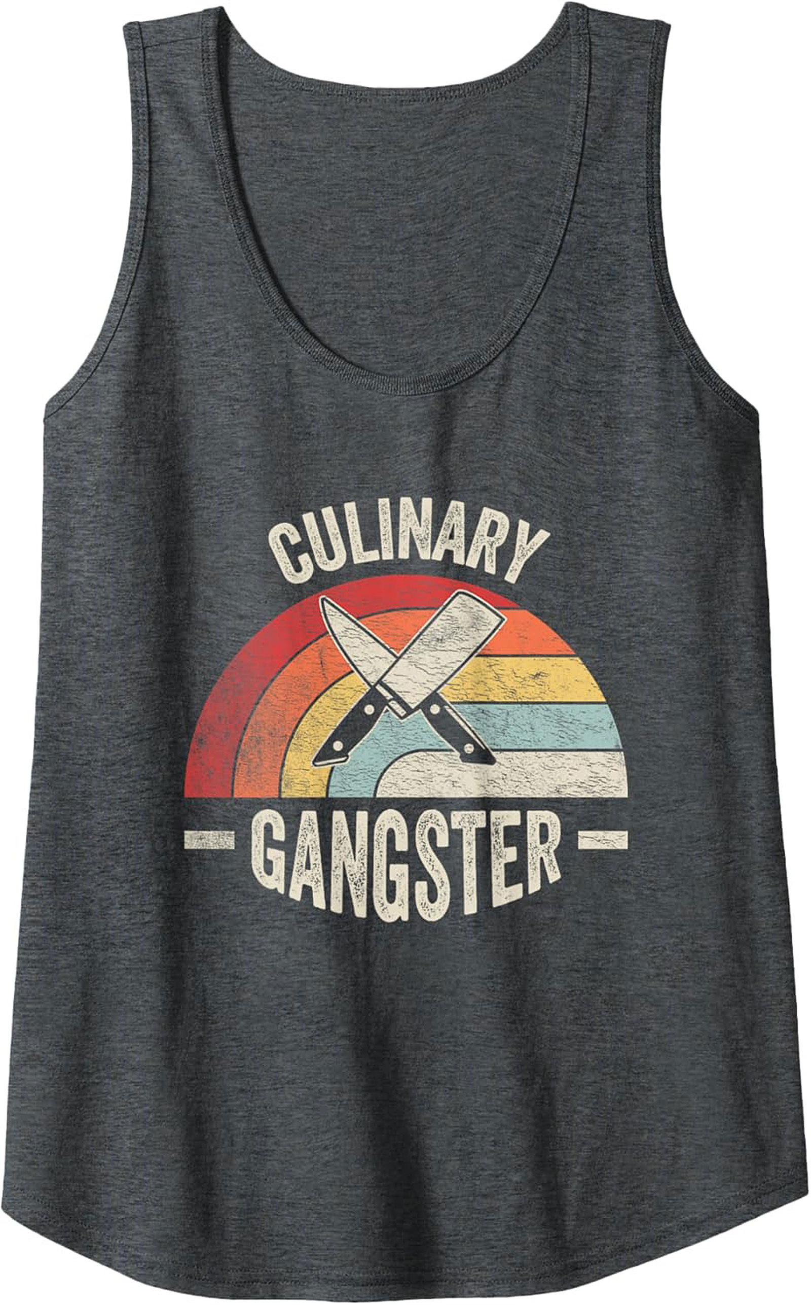 Culinary Gangster Tank Top Chef Graphic Sleeveless Shirt