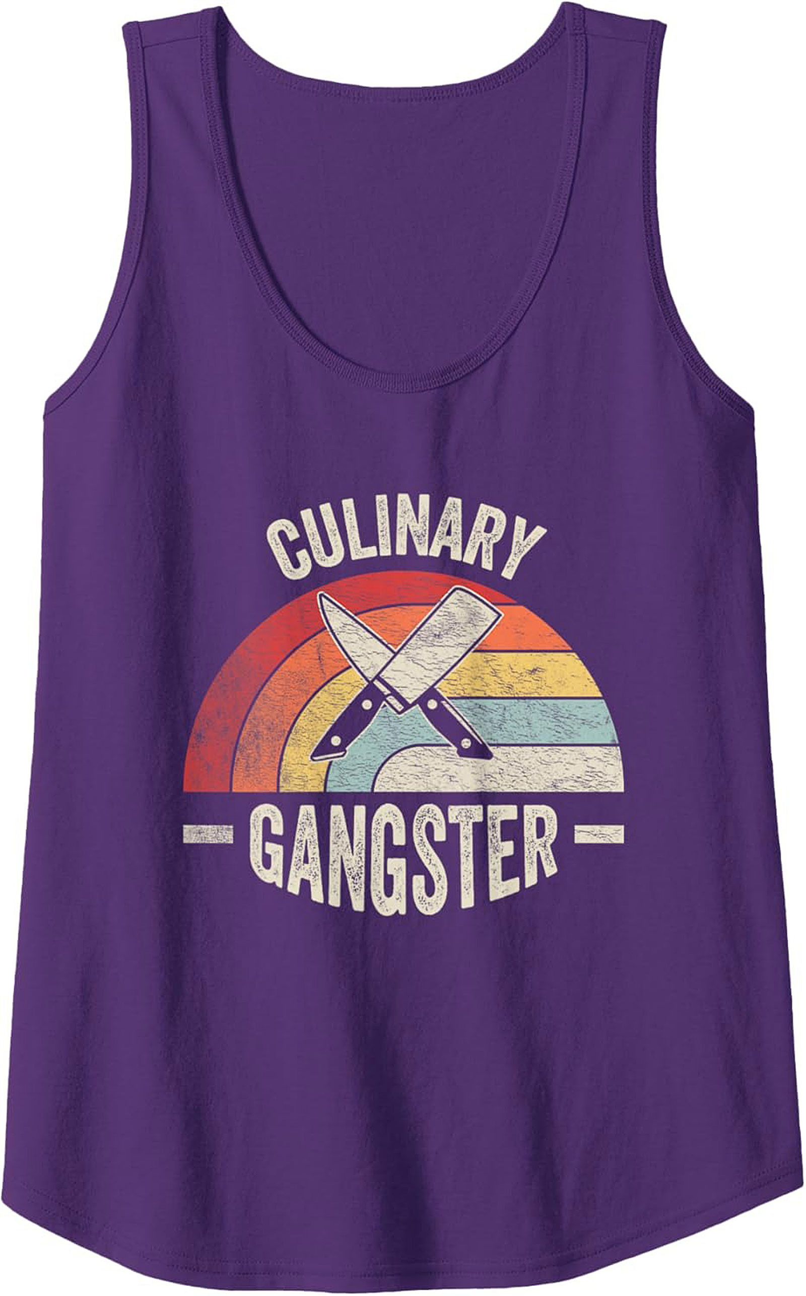 Culinary Gangster Tank Top Chef Graphic Sleeveless Shirt