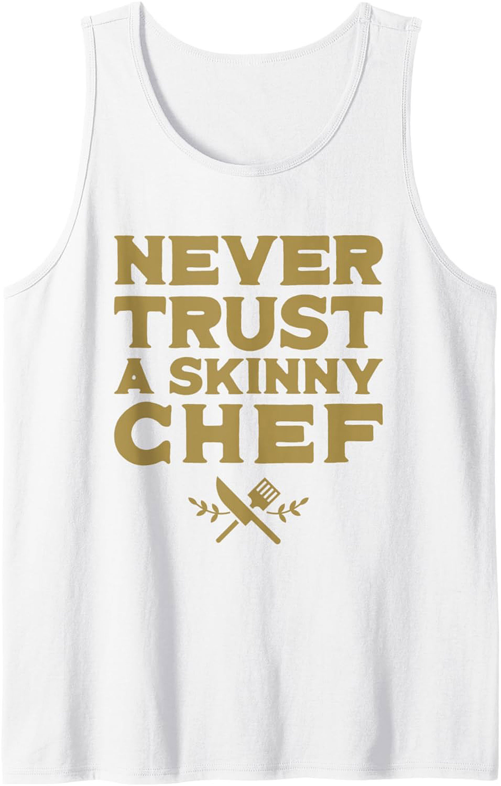 Funny Chef Graphic Tank Top Culinary Sleeveless Shirt