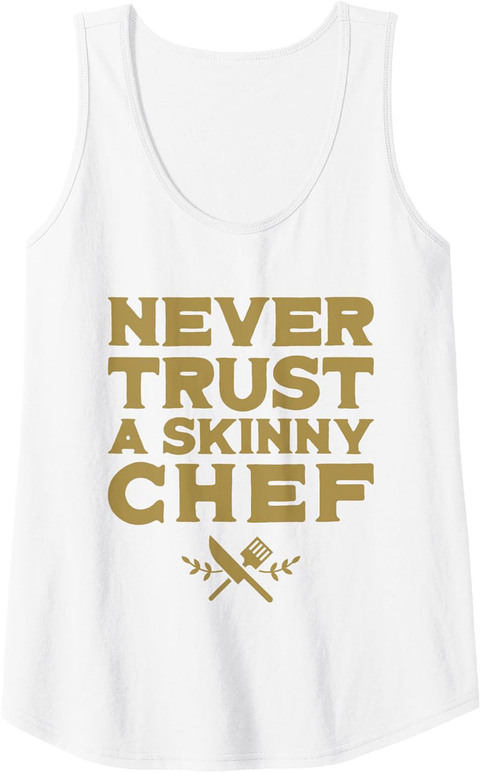 Funny Chef Graphic Tank Top Culinary Sleeveless Shirt