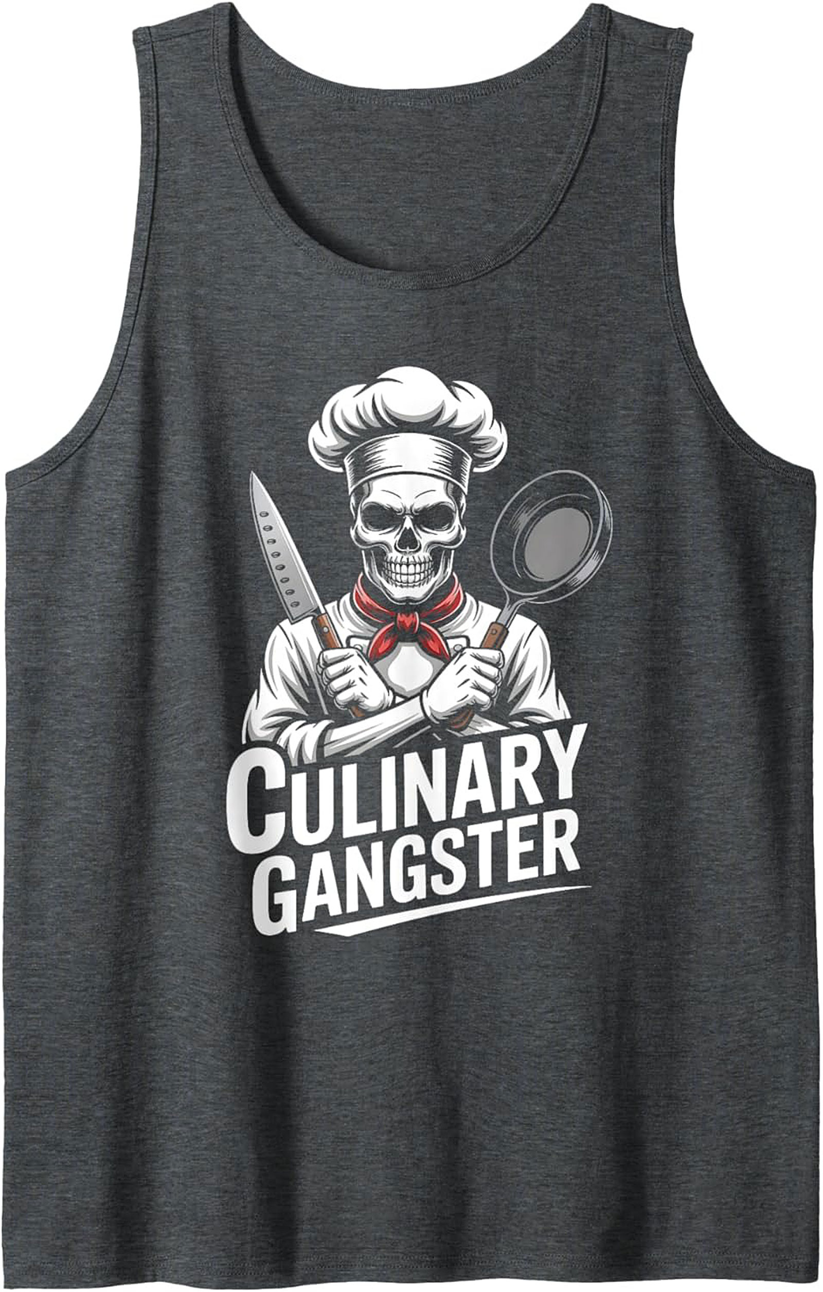 Culinary Gangster Graphic Tank Top Chef Sleeveless Shirt