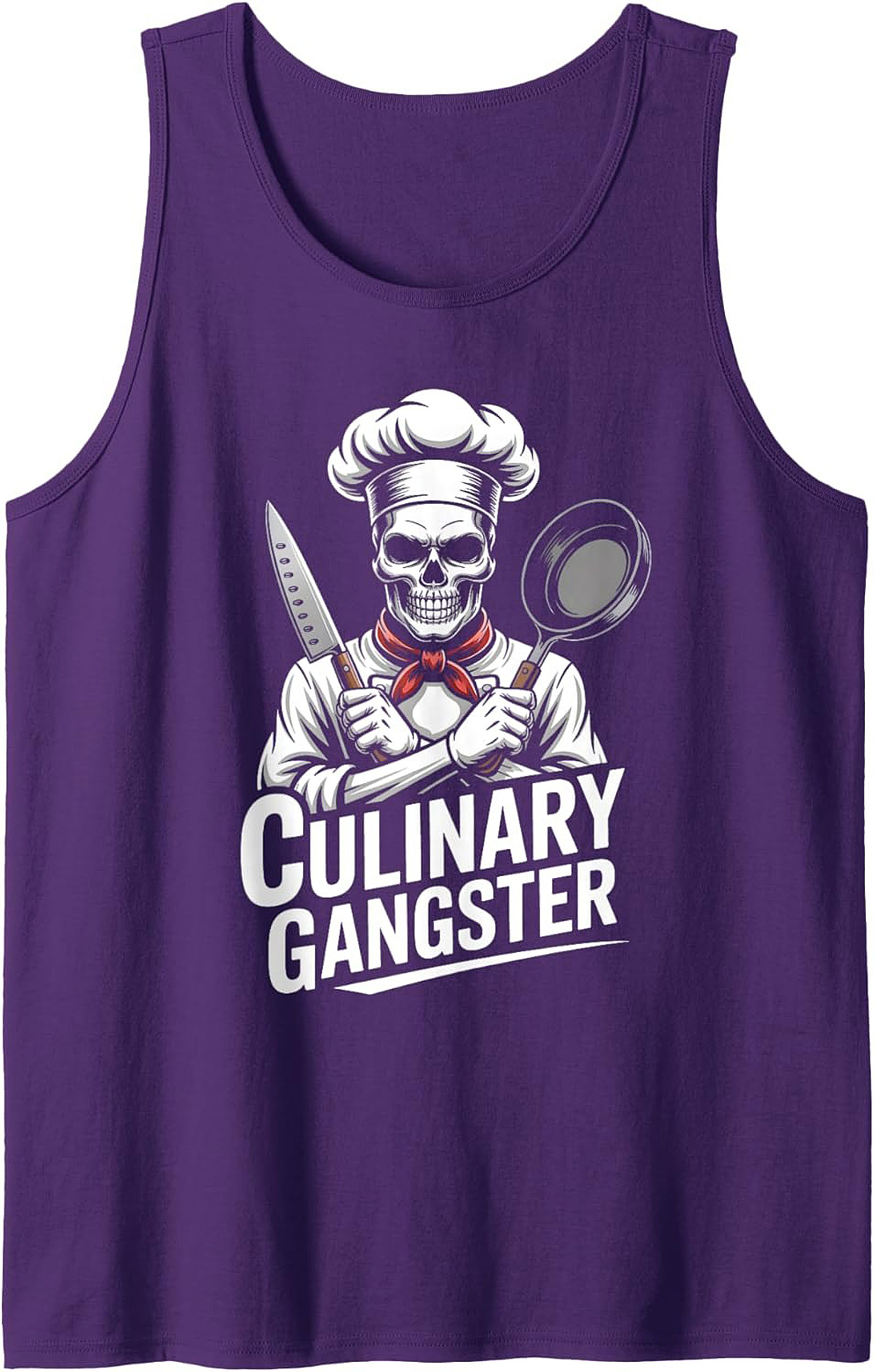 Culinary Gangster Graphic Tank Top Chef Sleeveless Shirt