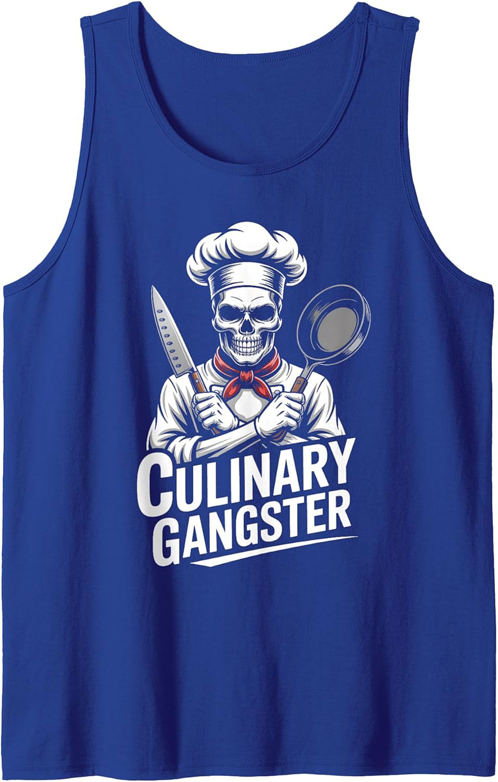 Culinary Gangster Graphic Tank Top Chef Sleeveless Shirt