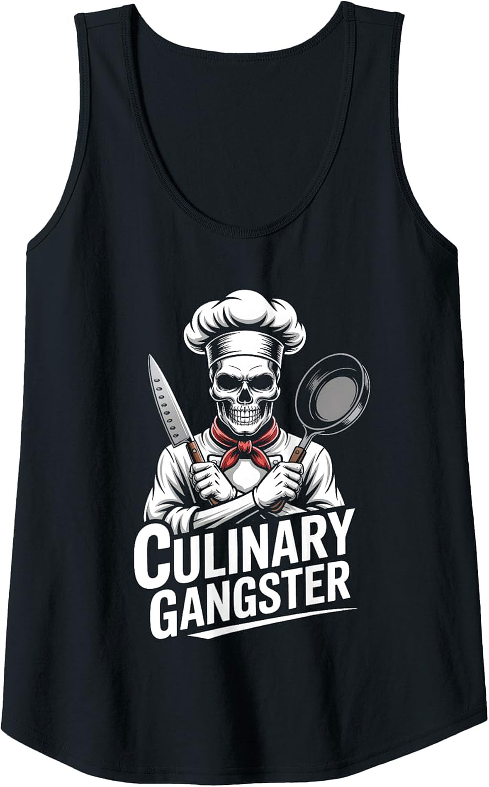 Culinary Gangster Graphic Tank Top Chef Sleeveless Shirt