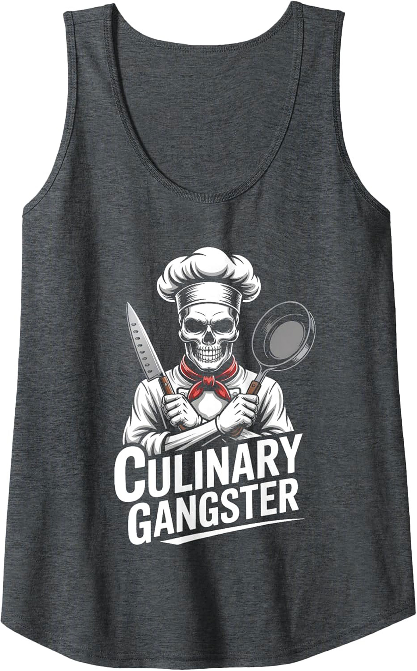 Culinary Gangster Graphic Tank Top Chef Sleeveless Shirt